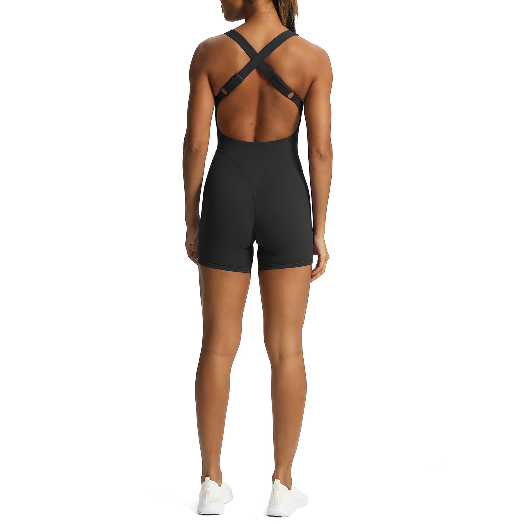 Aoxjox "Lexi Lined" Adjustable Shorts Bodysuit