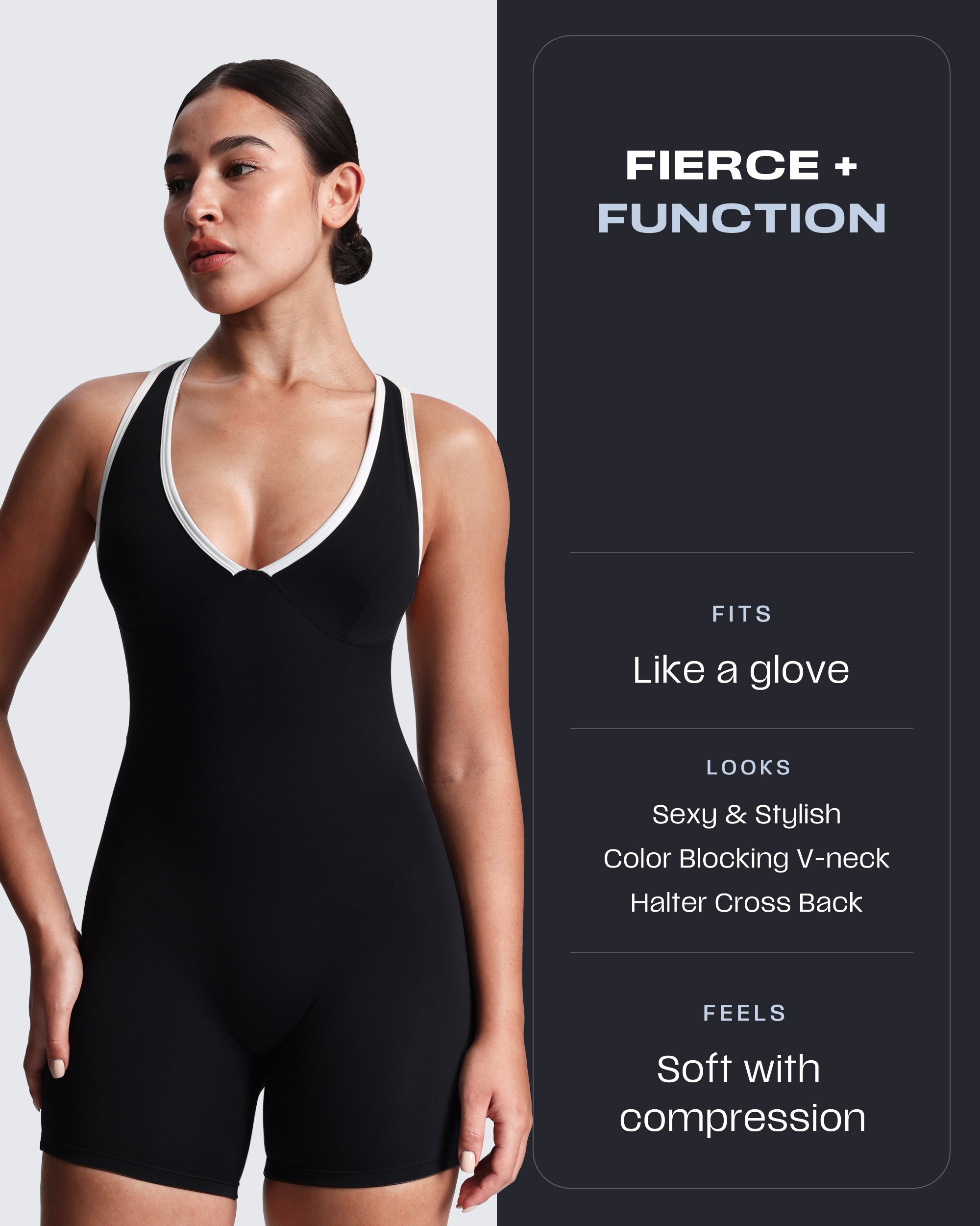 Aoxjox "Lexi" Lined Bodysuit