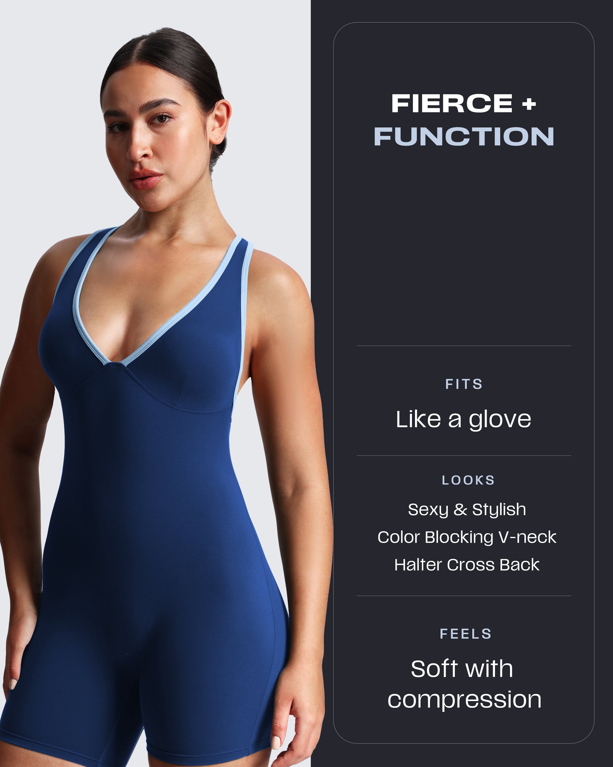 Aoxjox "Lexi" Lined Bodysuit