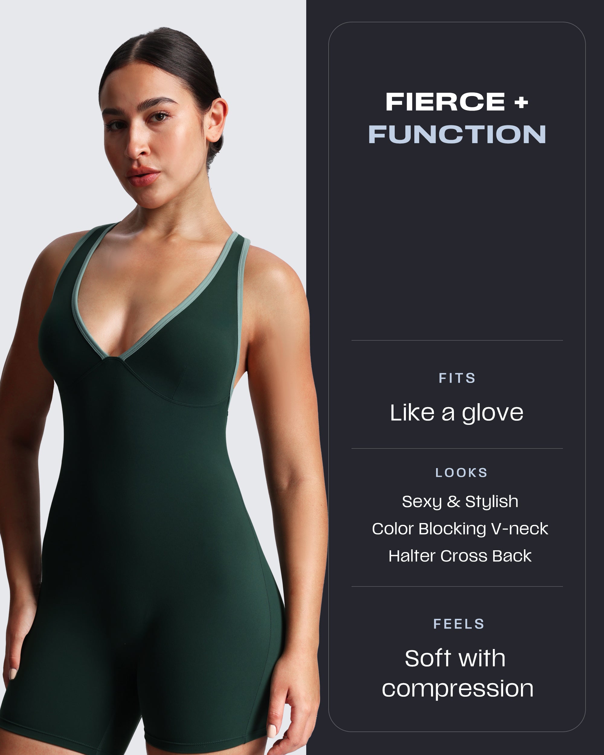 Aoxjox "Lexi" Lined Bodysuit