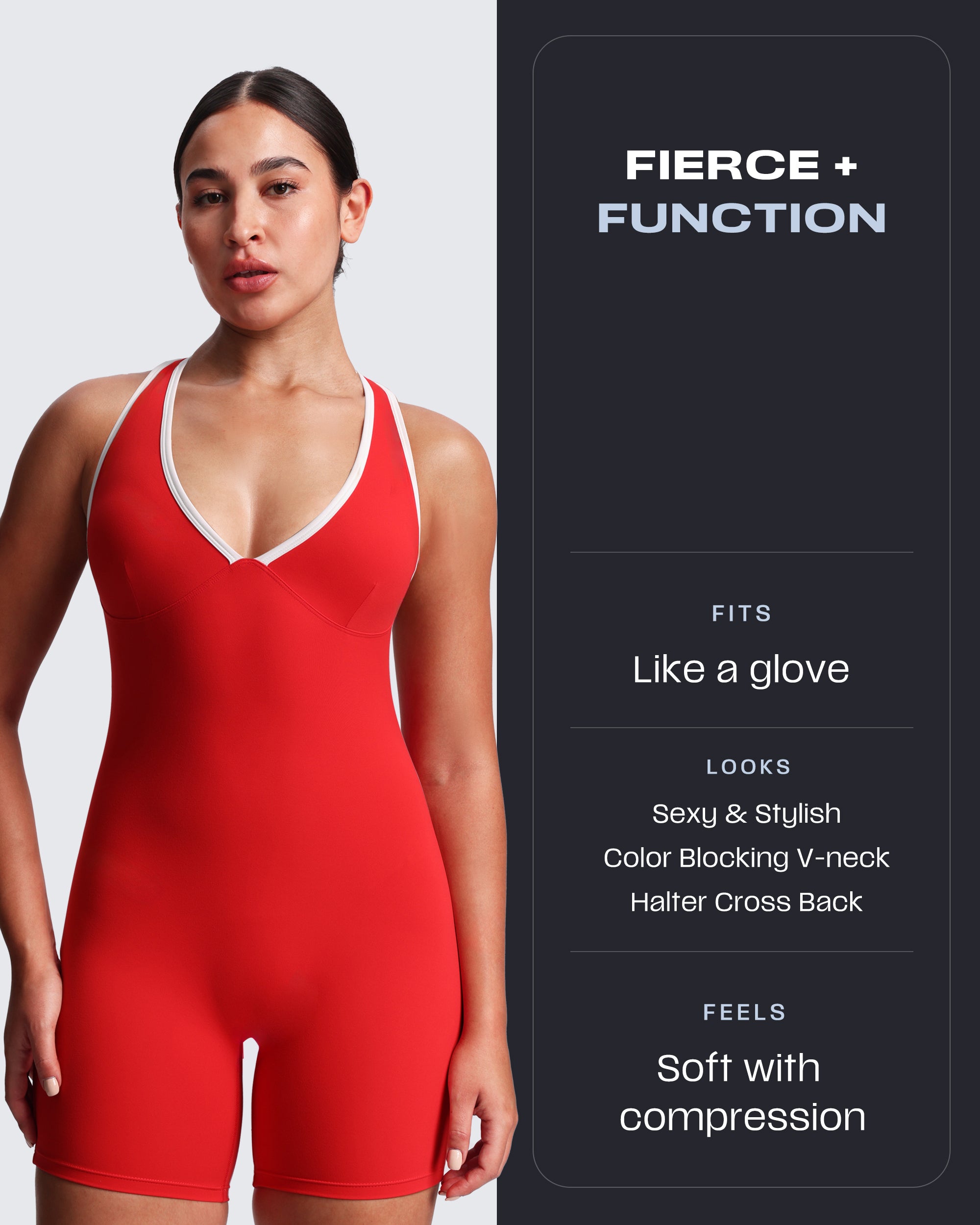 Aoxjox "Lexi" Lined Bodysuit