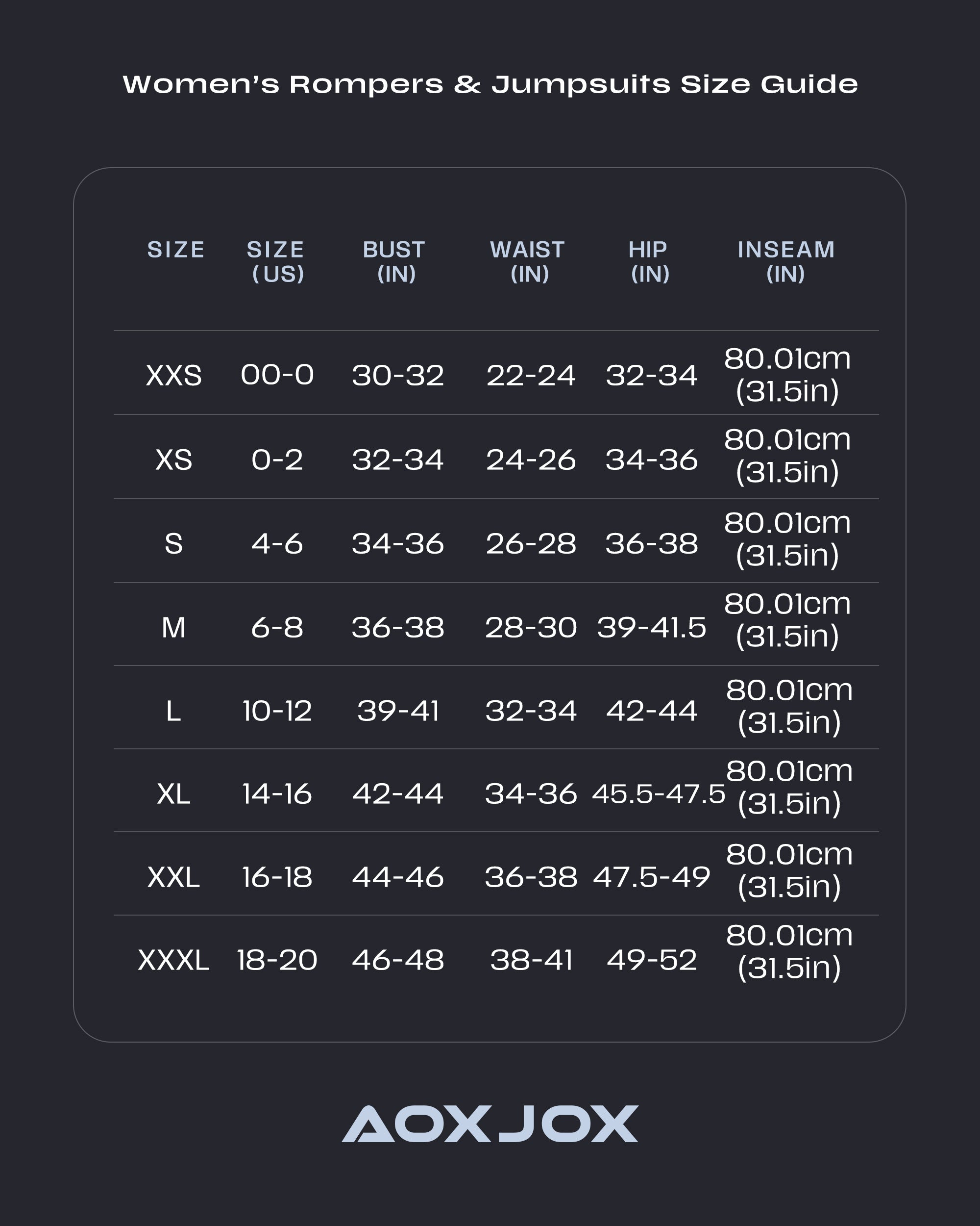 Aoxjox “Athlenza” Straight Leg Jumpsuit