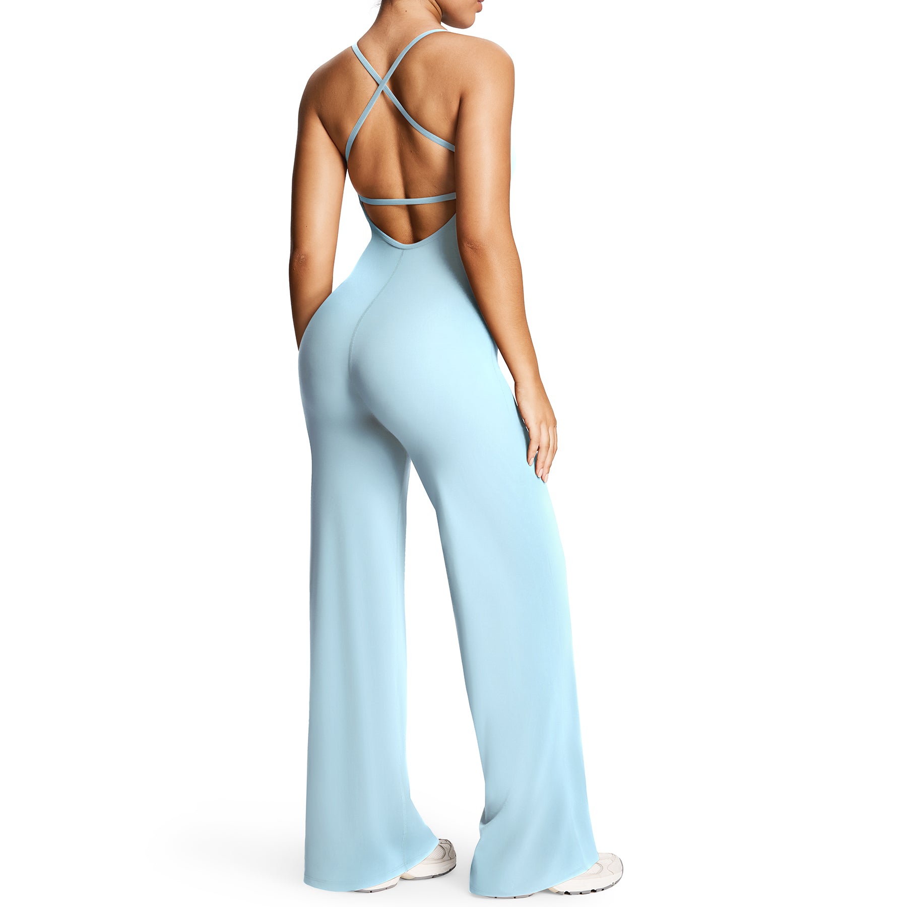 Aoxjox “Athlenza” Straight Leg Jumpsuit