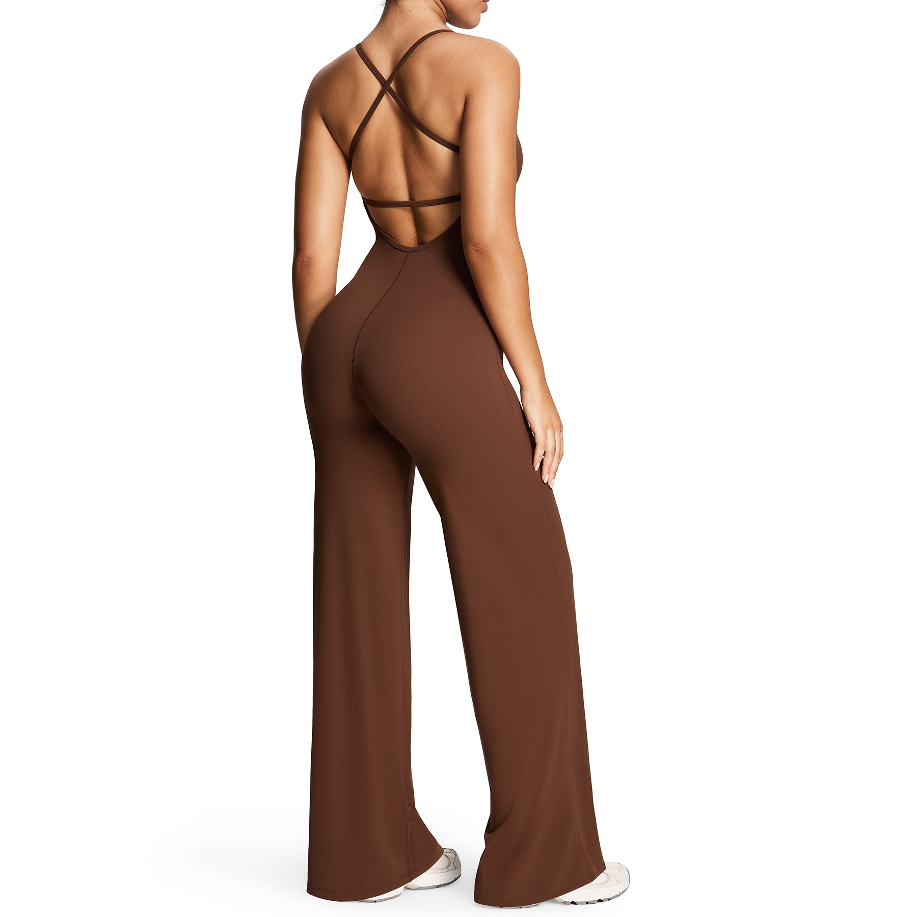 Aoxjox “Athlenza” Straight Leg Jumpsuit