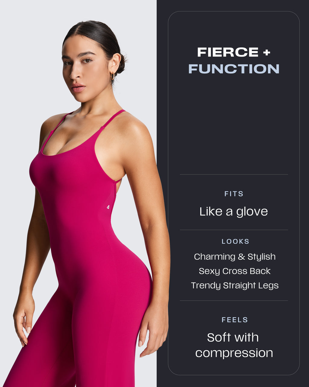 Aoxjox “Athlenza” Straight Leg Jumpsuit