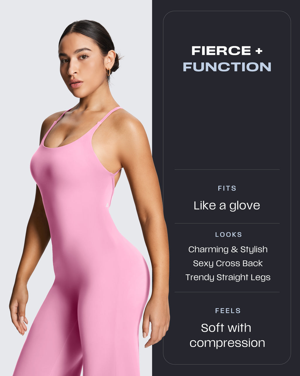 Aoxjox “Athlenza” Straight Leg Jumpsuit