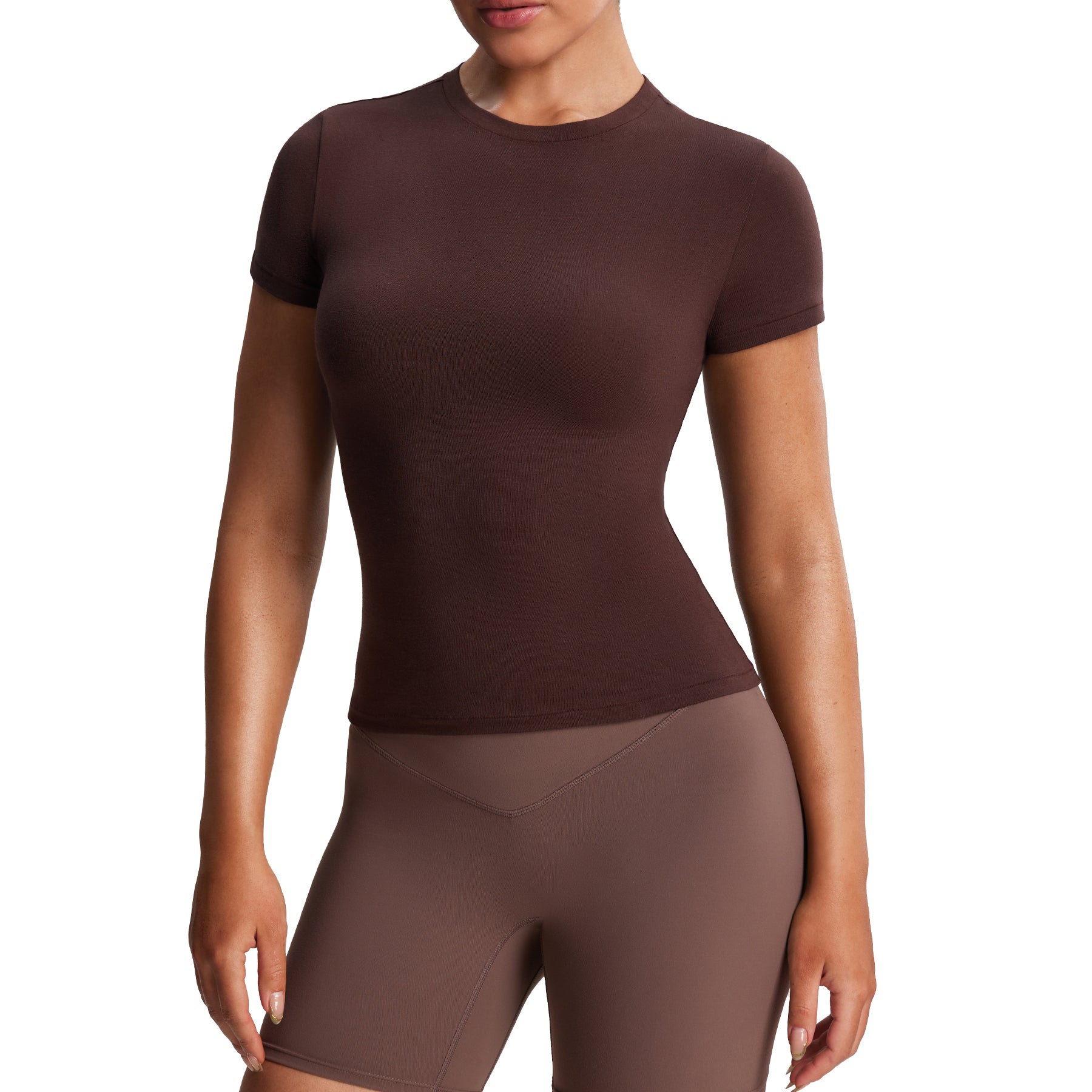 Aoxjox "High-Elastic" Cotton Short Sleeve T-Shirt