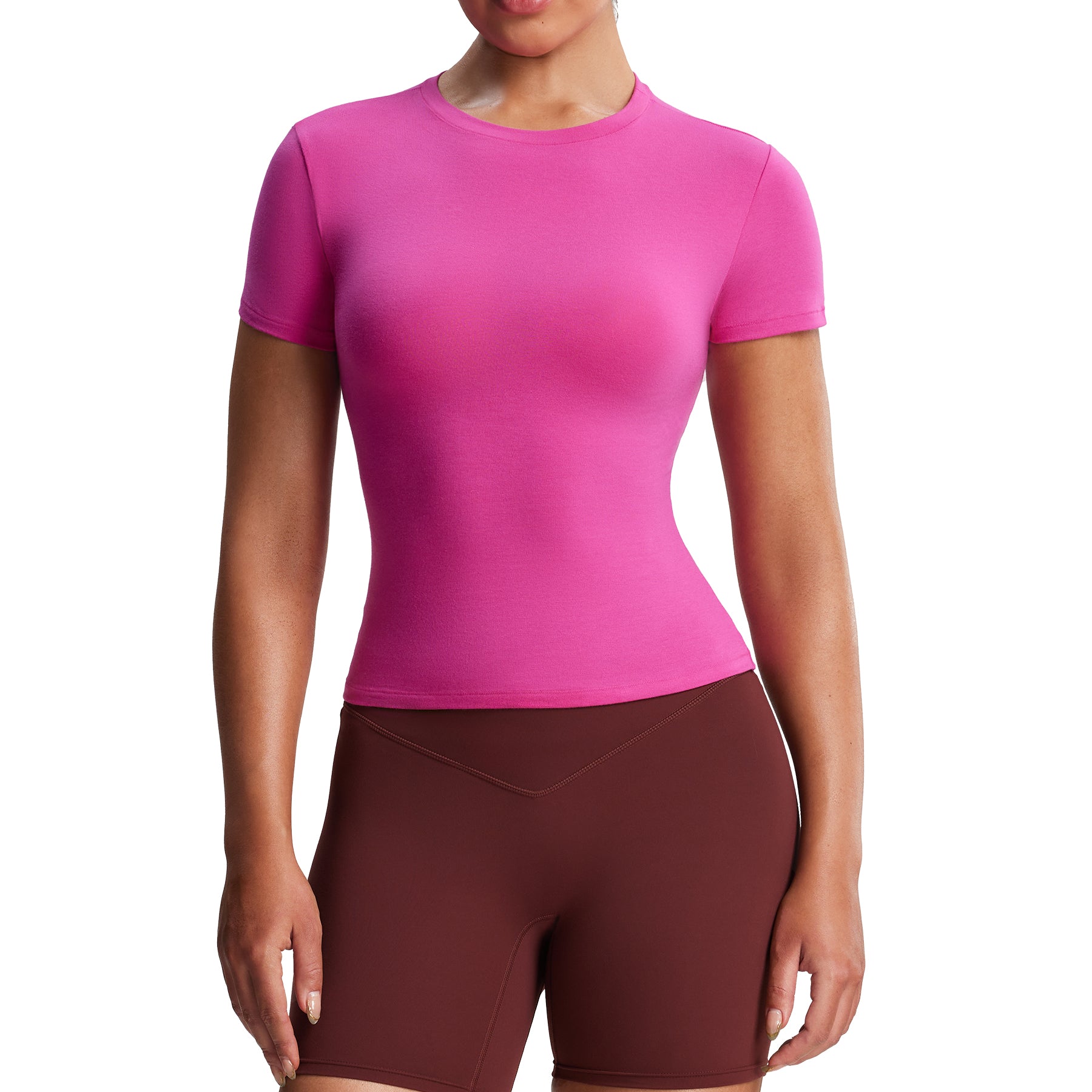 Aoxjox "High-Elastic" Cotton Short Sleeve T-Shirt