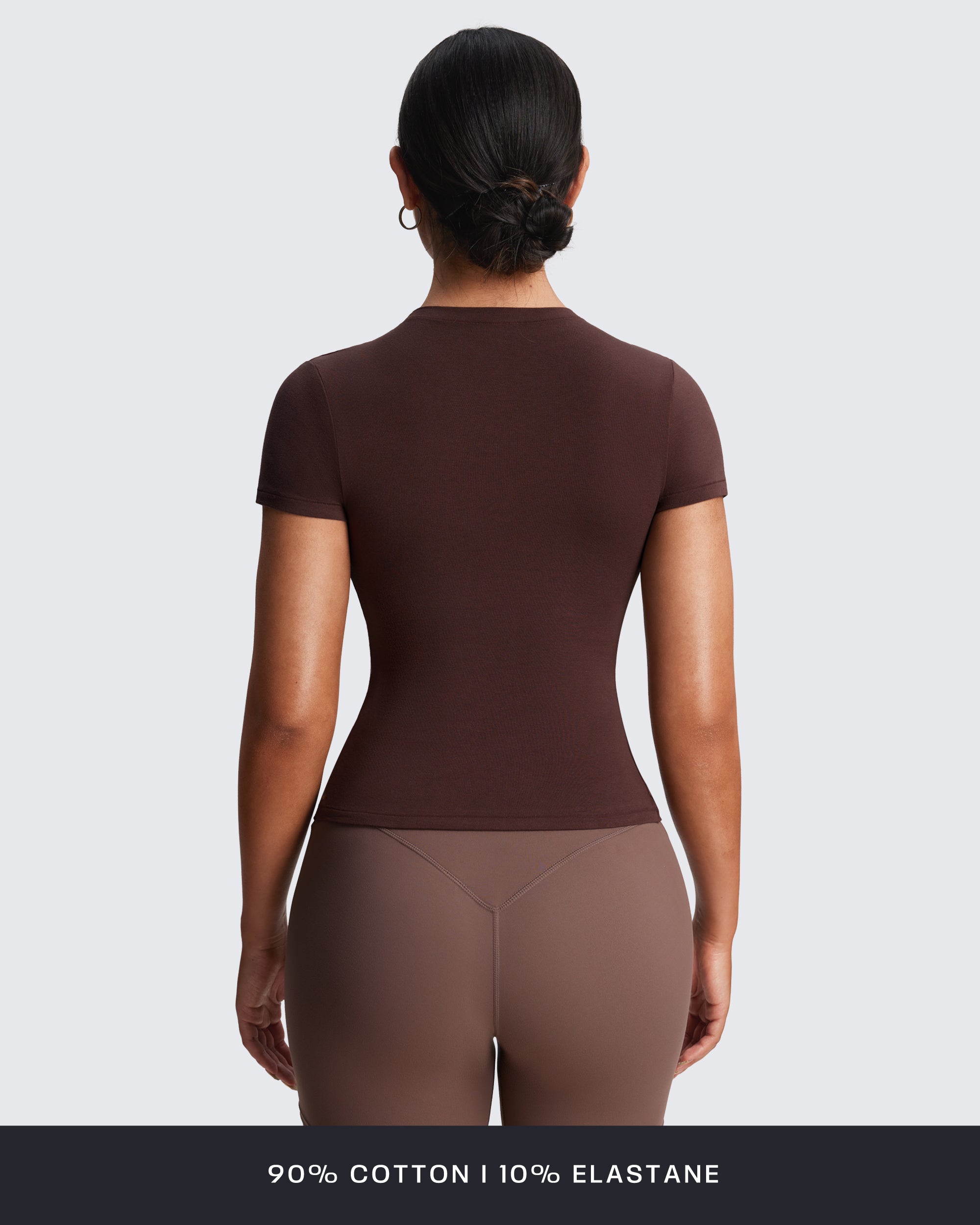Aoxjox "High-Elastic" Cotton Short Sleeve T-Shirt
