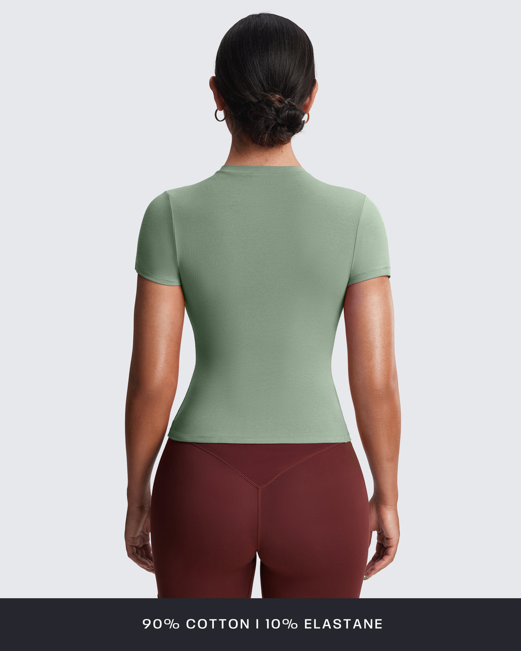 Aoxjox "High-Elastic" Cotton Short Sleeve T-Shirt
