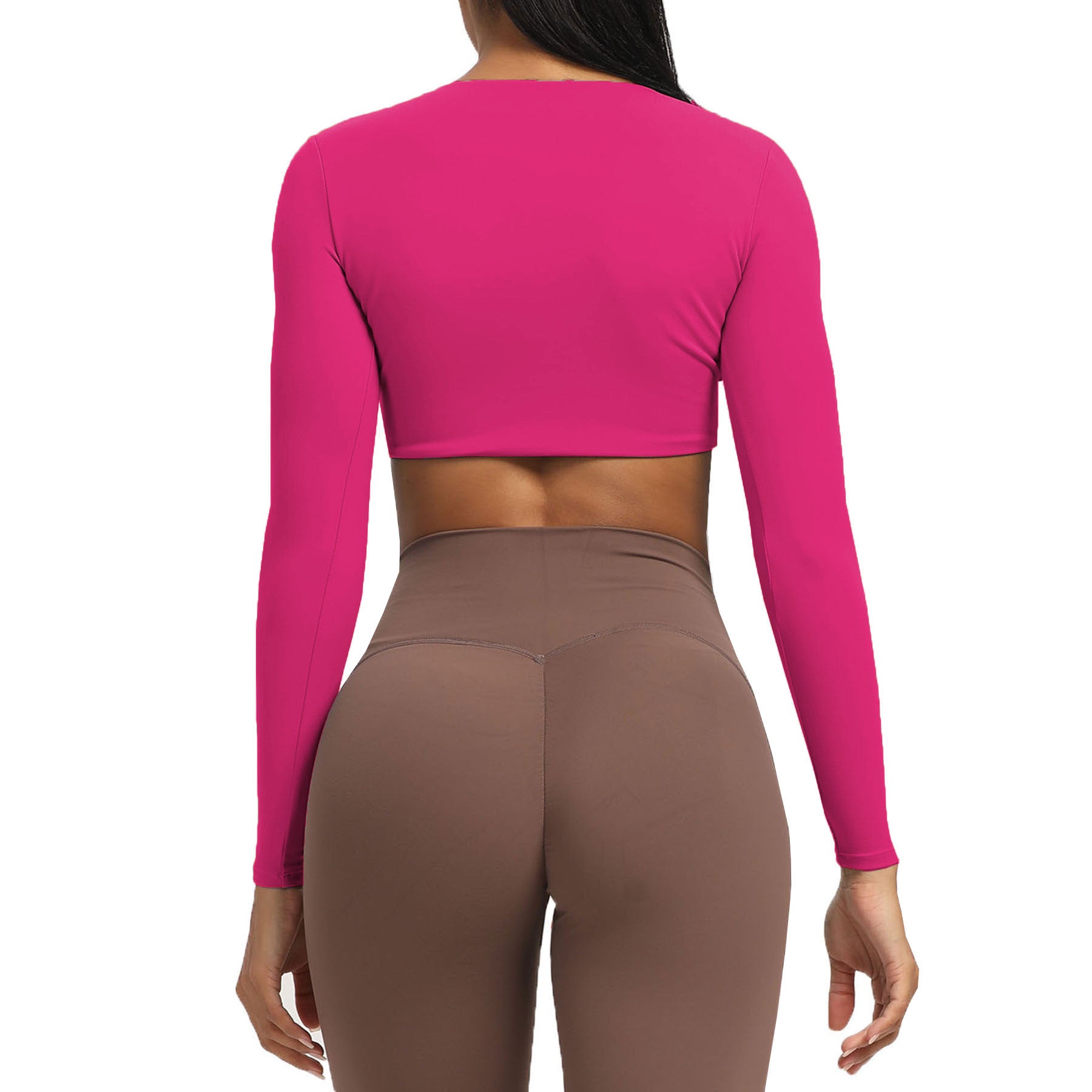 Aoxjox Deep V long-sleeved top