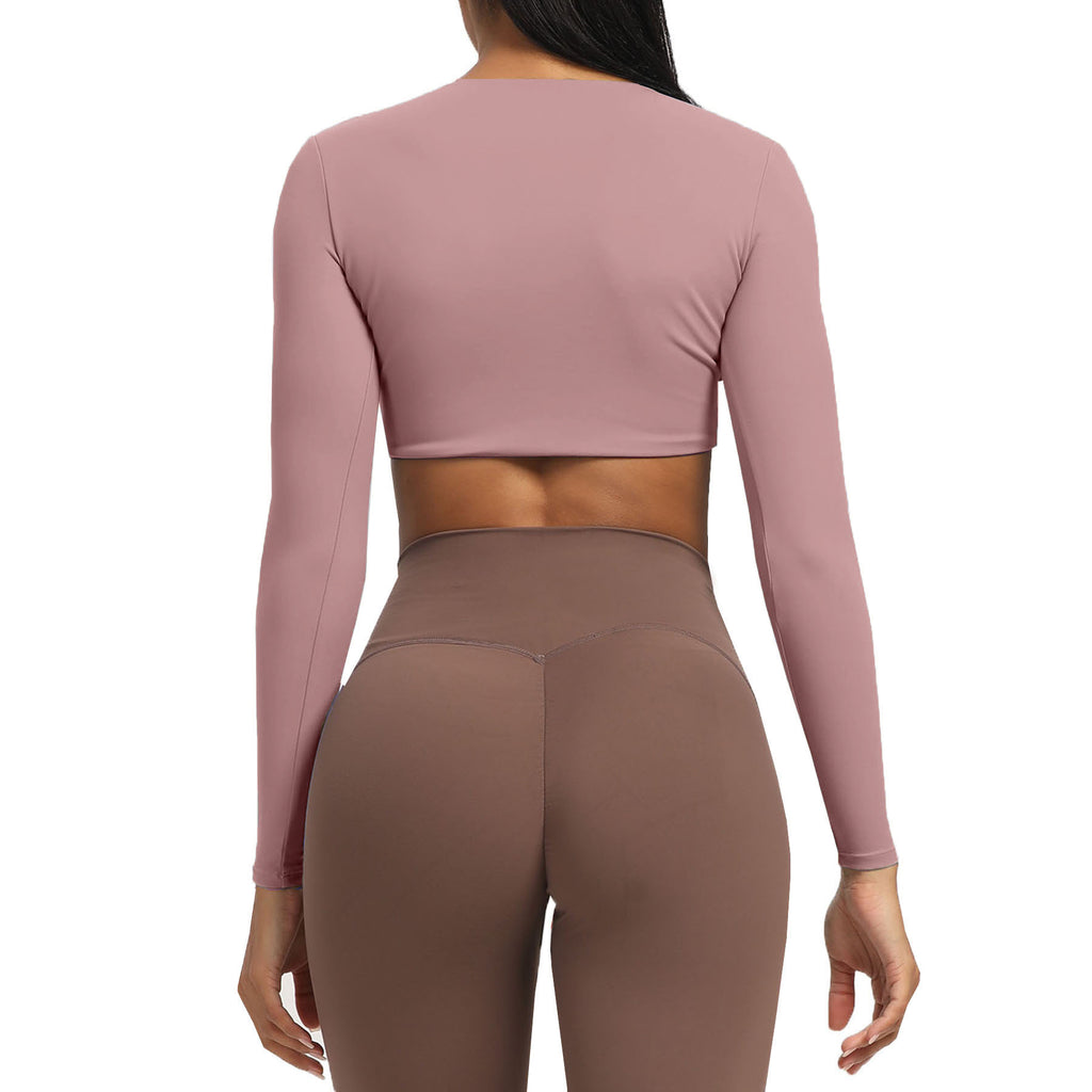 Aoxjox Deep V long-sleeved top (CONT'D)