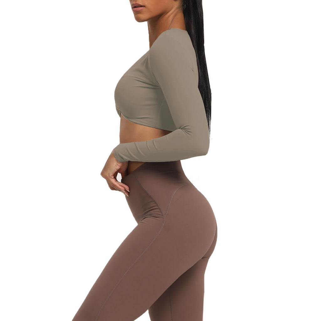 Aoxjox Deep V long-sleeved top (CONT'D)