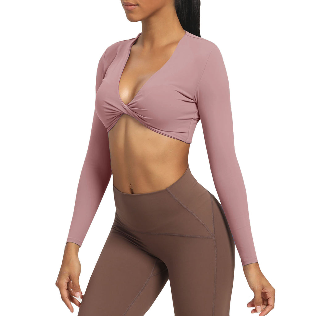 Aoxjox Deep V long-sleeved top (CONT'D)