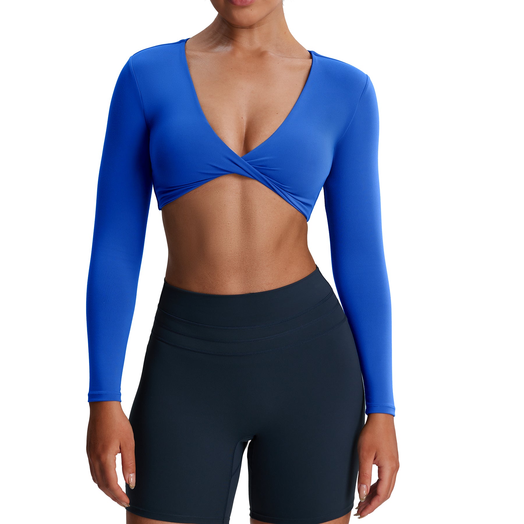 Aoxjox Deep V long-sleeved top (CONT'D)
