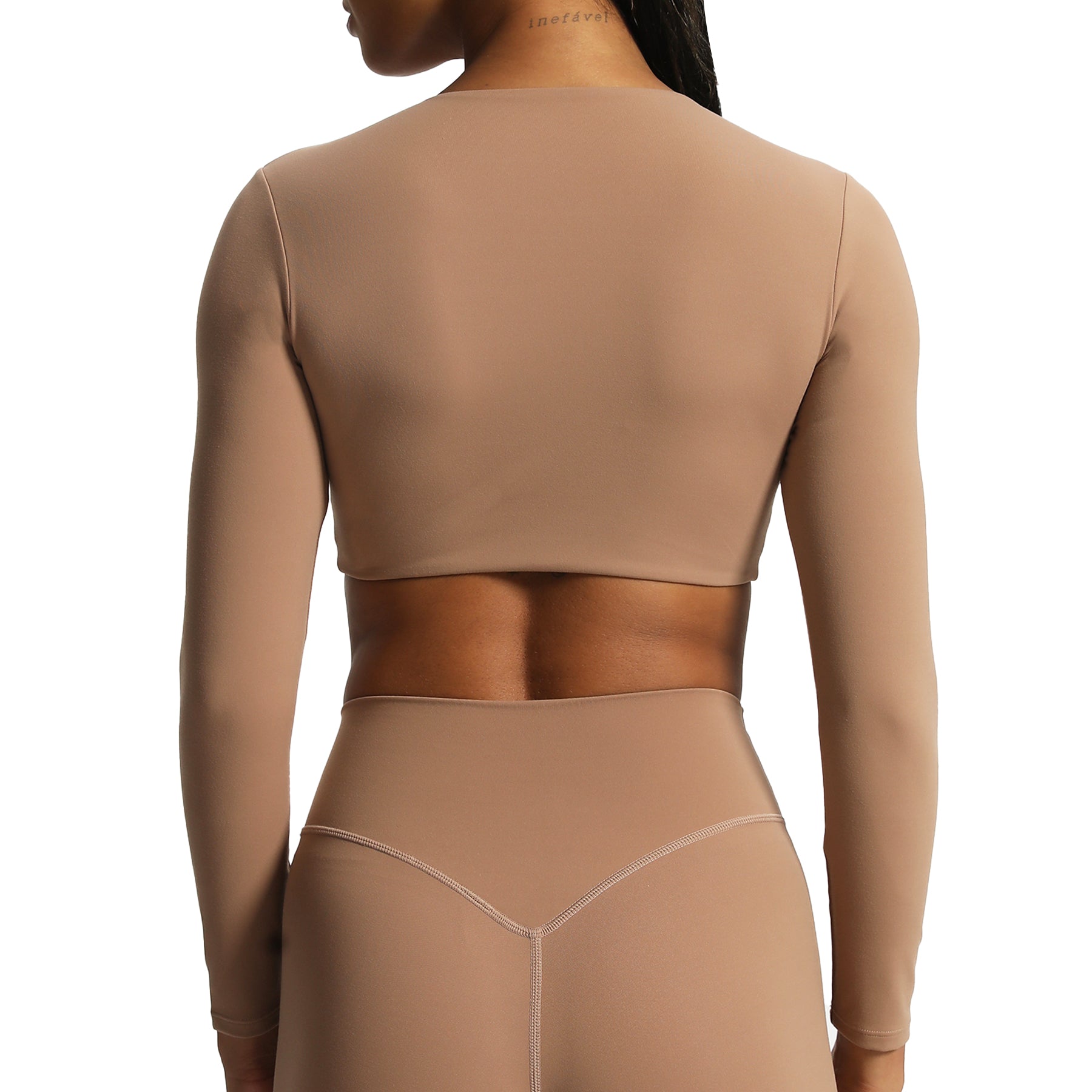 Aoxjox Deep V long-sleeved top (CONT'D)