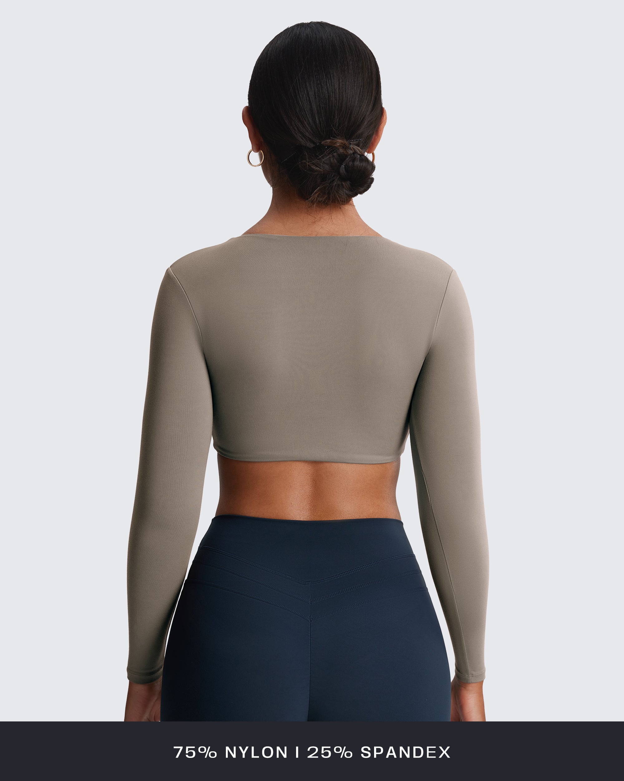 Aoxjox Deep V long-sleeved top (CONT'D)