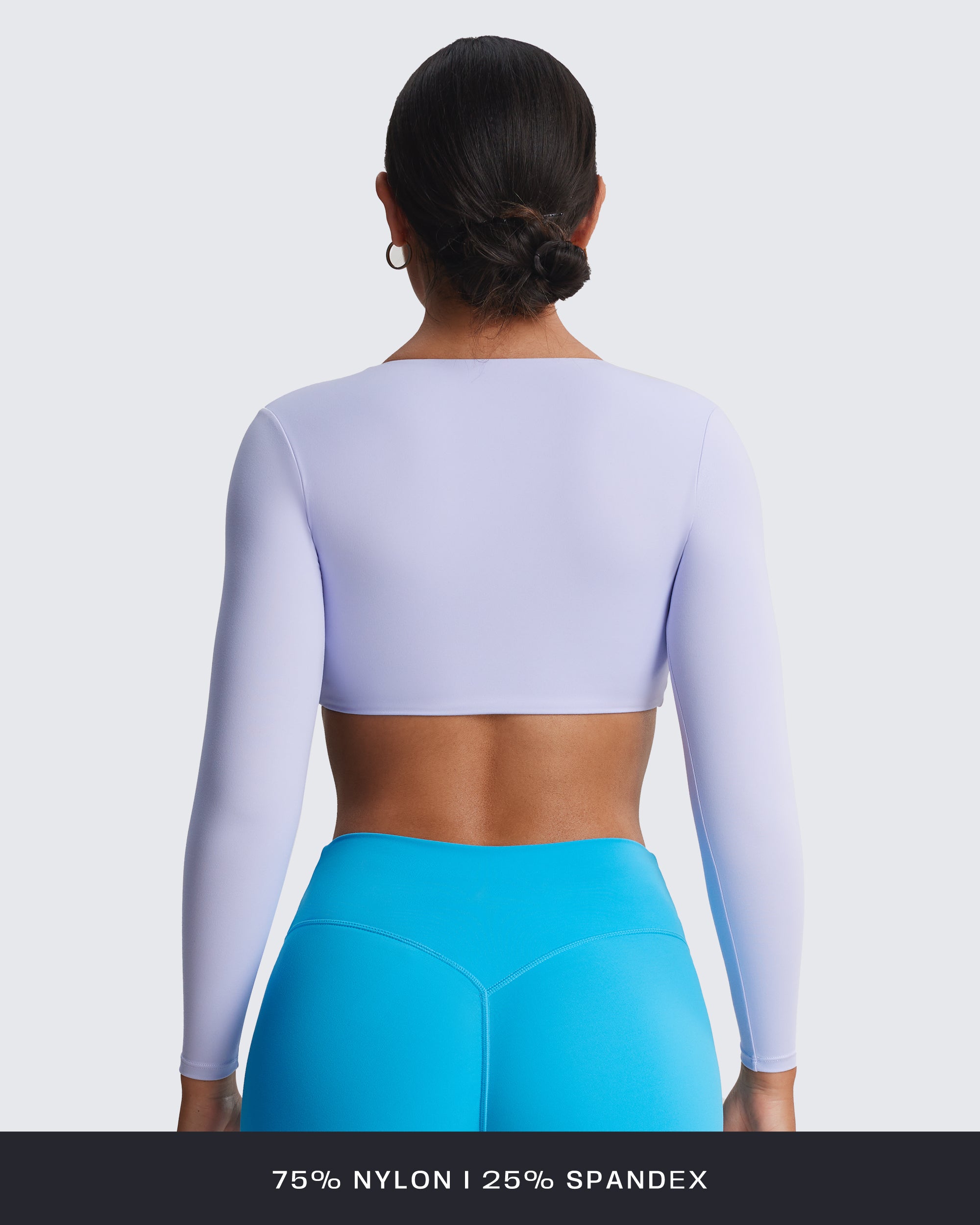 Aoxjox Deep V long-sleeved top