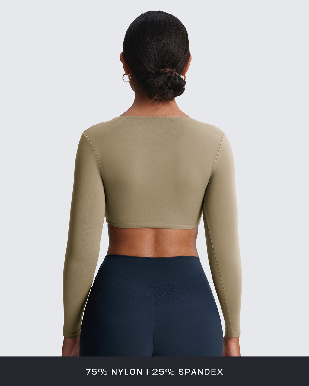 Aoxjox Deep V long-sleeved top (CONT'D)