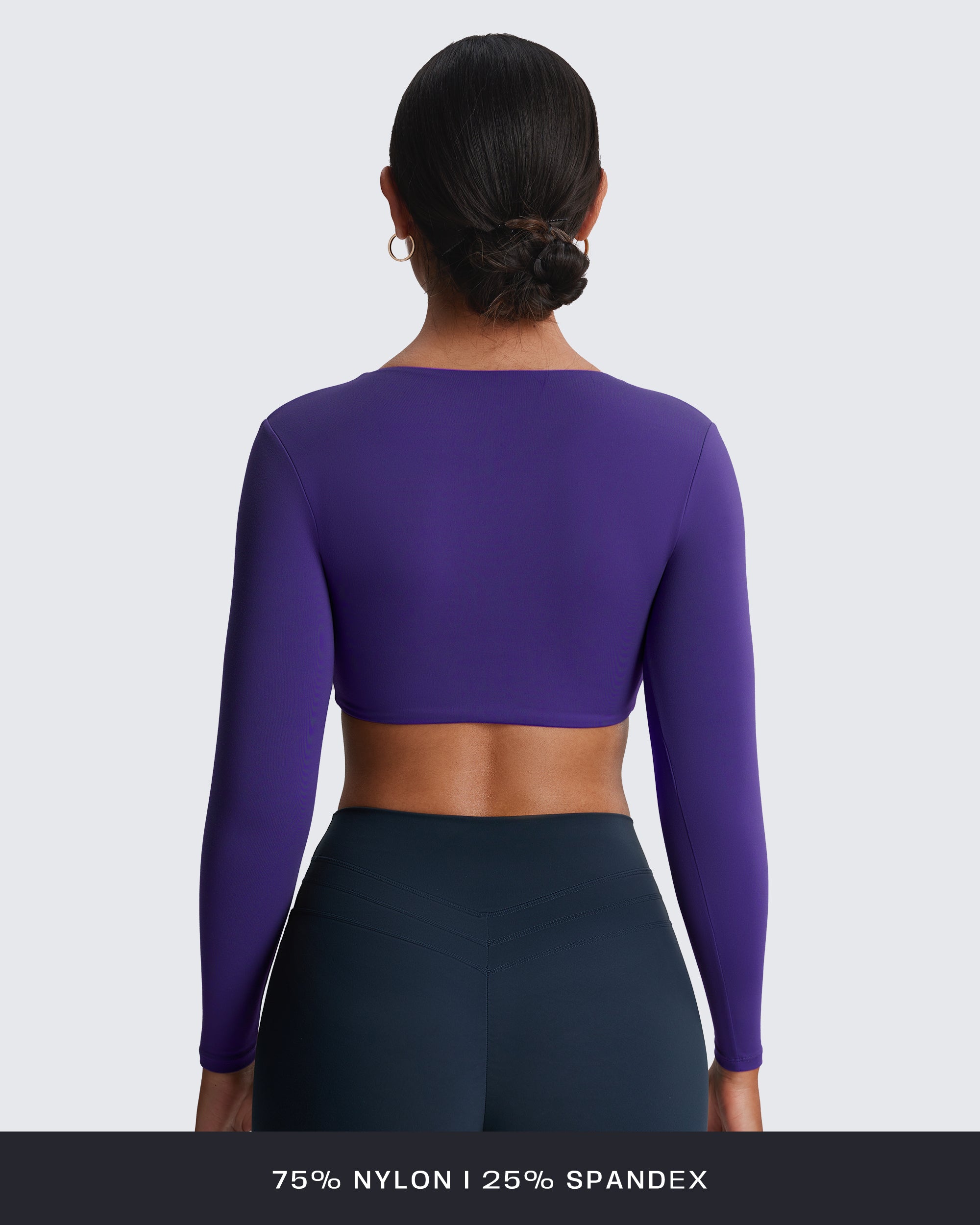 Aoxjox Deep V long-sleeved top (CONT'D)