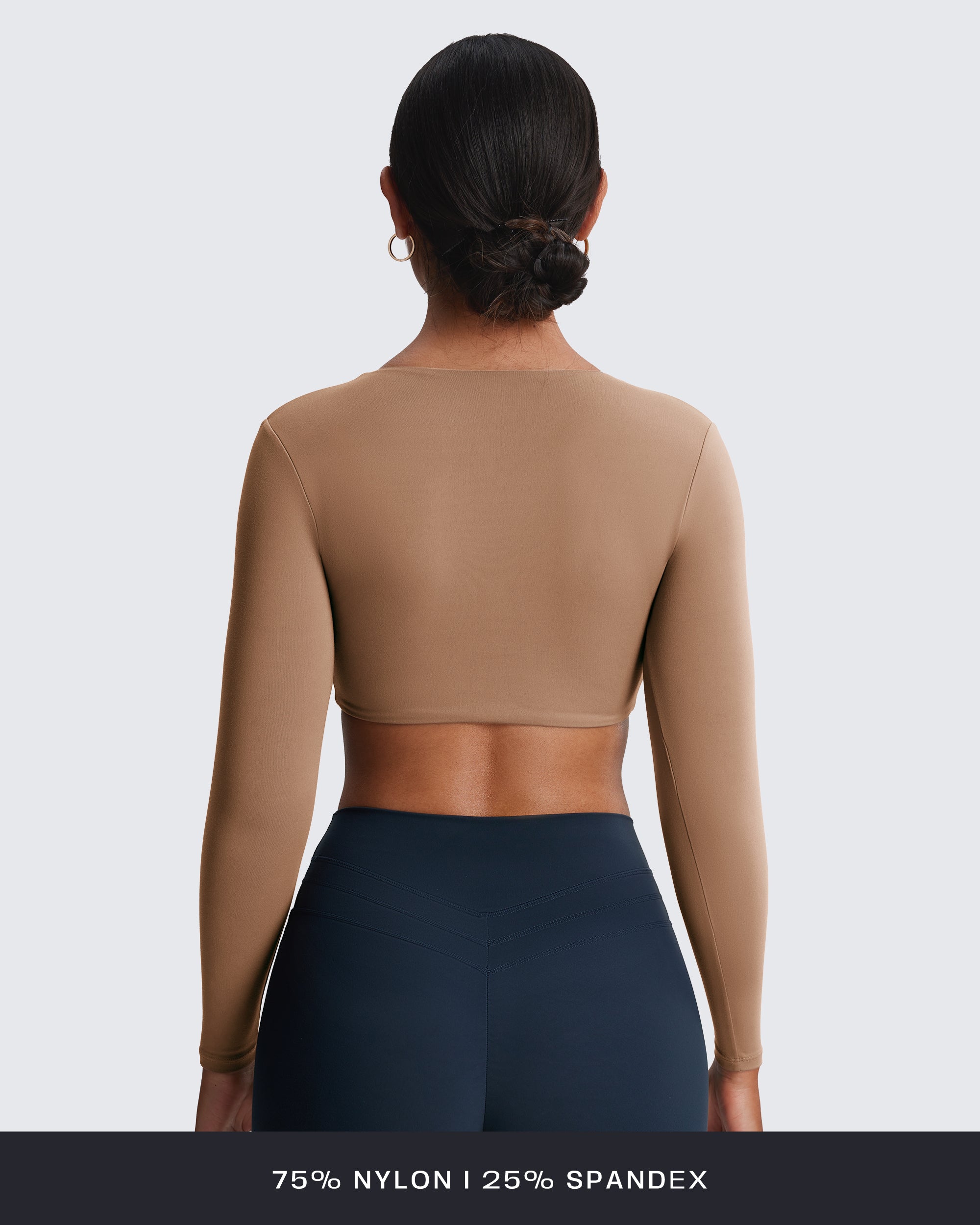 Aoxjox Deep V long-sleeved top (CONT'D)
