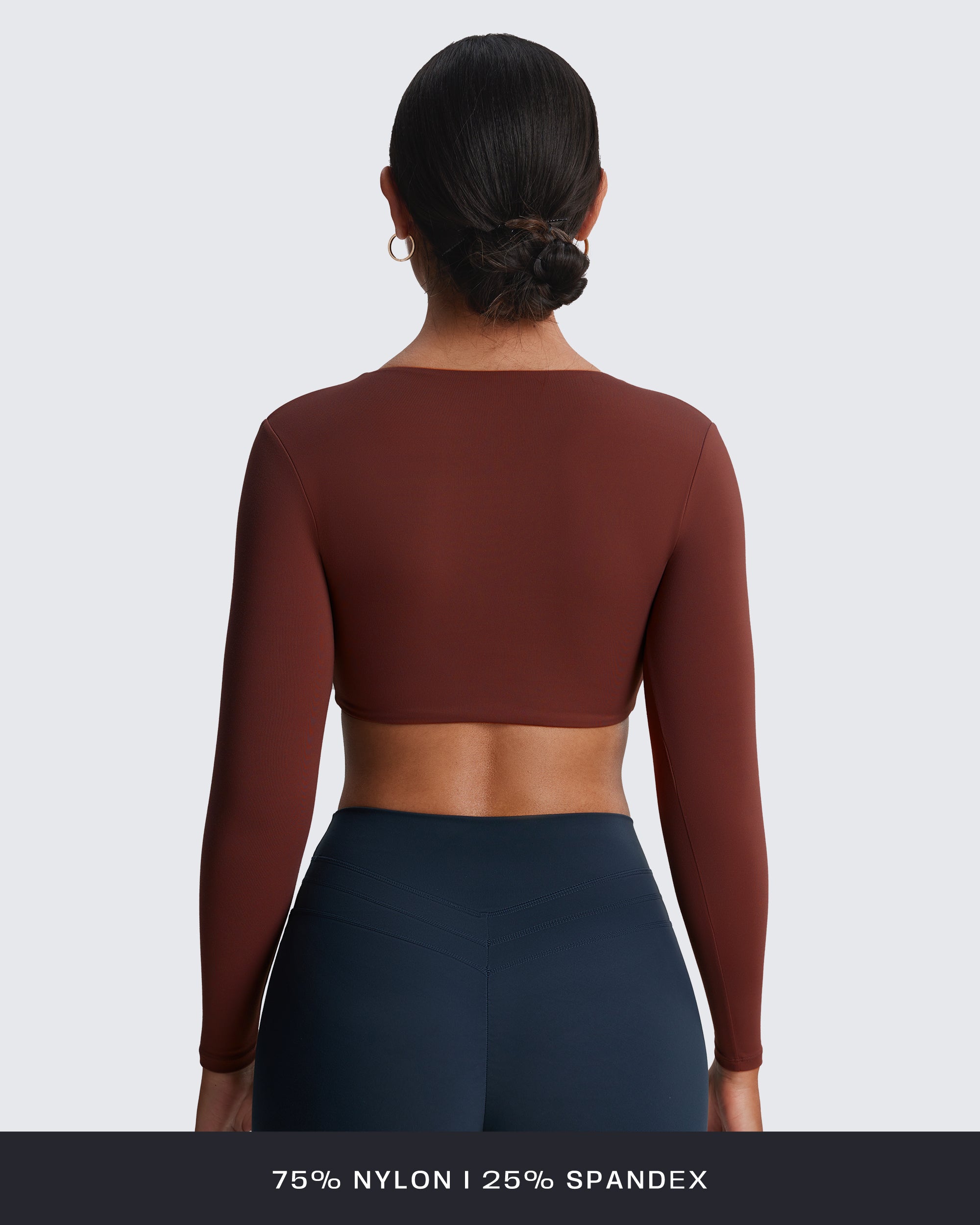 Aoxjox Deep V long-sleeved top (CONT'D)