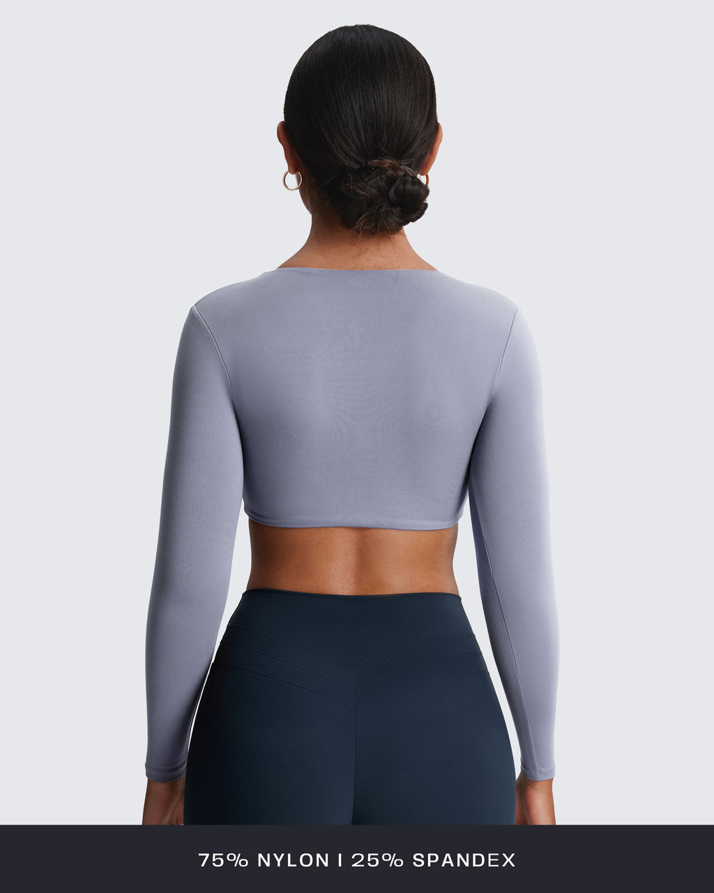 Aoxjox Deep V long-sleeved top