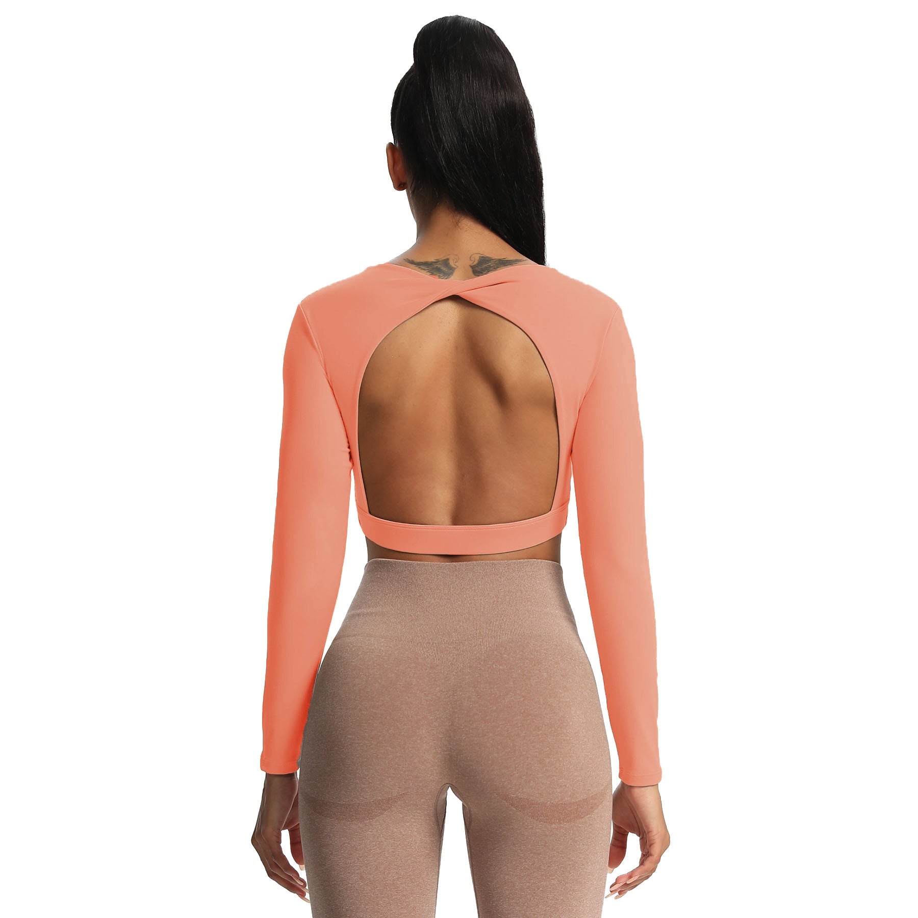 Aoxjox "Define Sculpt" Long Sleeve Crop