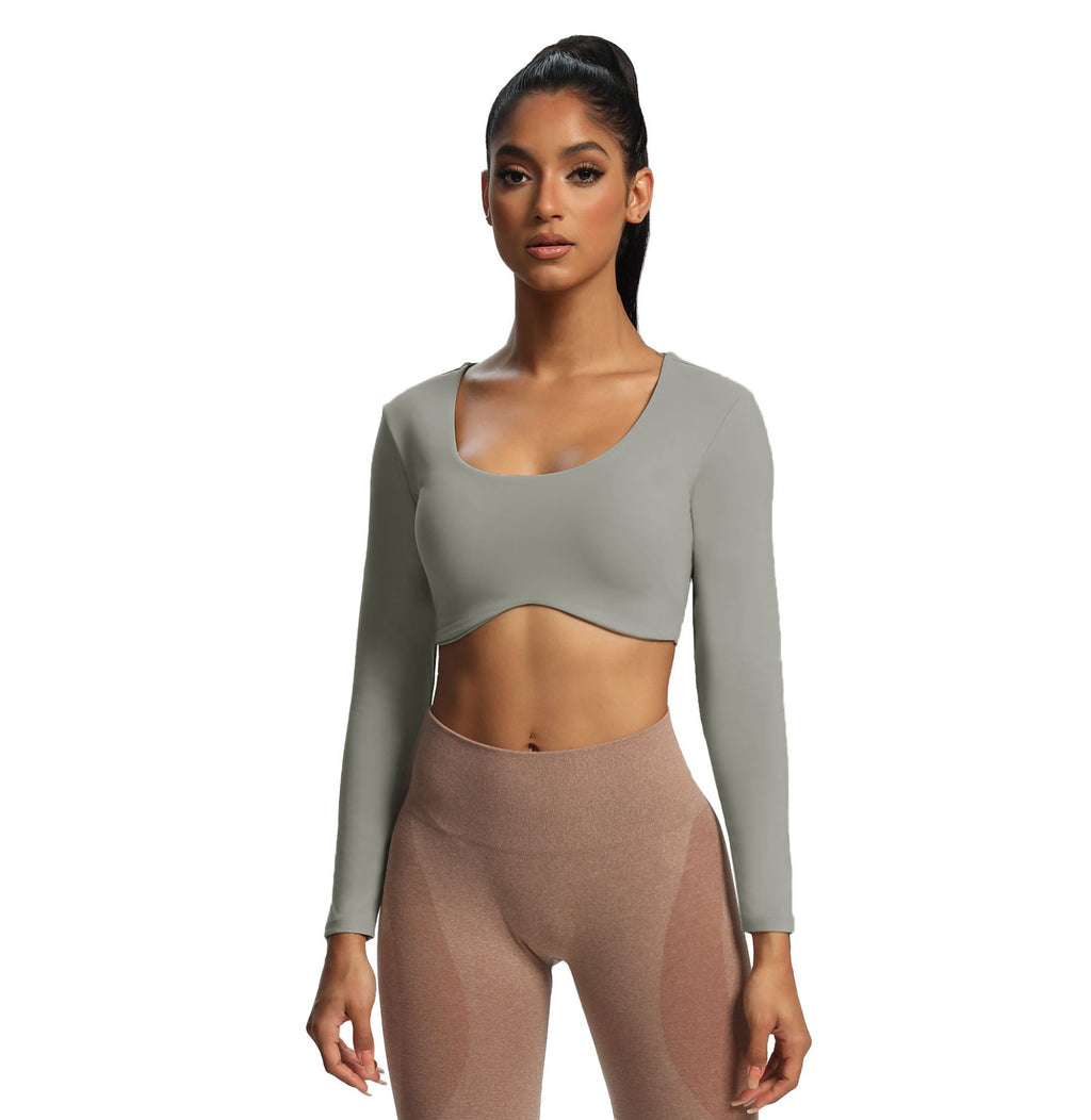 Aoxjox "Define Sculpt" Long Sleeve Crop