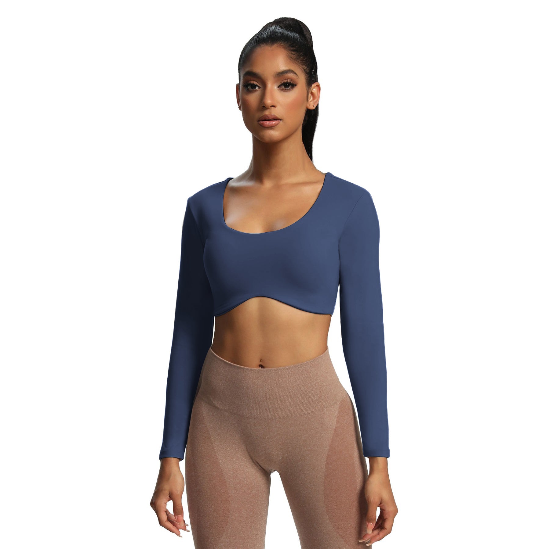 Aoxjox "Define Sculpt" Long Sleeve Crop
