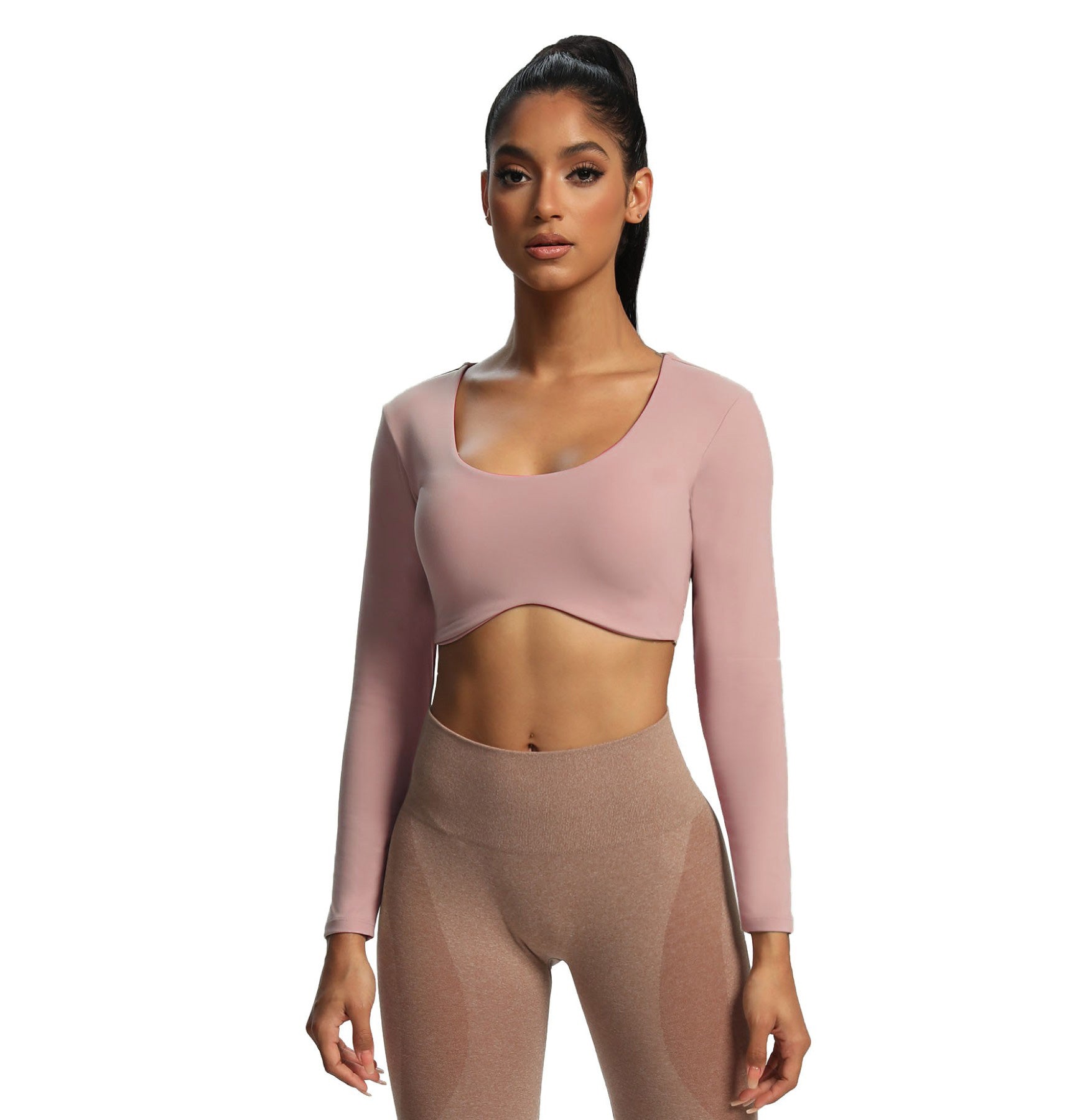 Aoxjox "Define Sculpt" Long Sleeve Crop