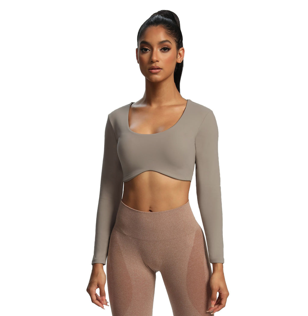 Aoxjox "Define Sculpt" Long Sleeve Crop