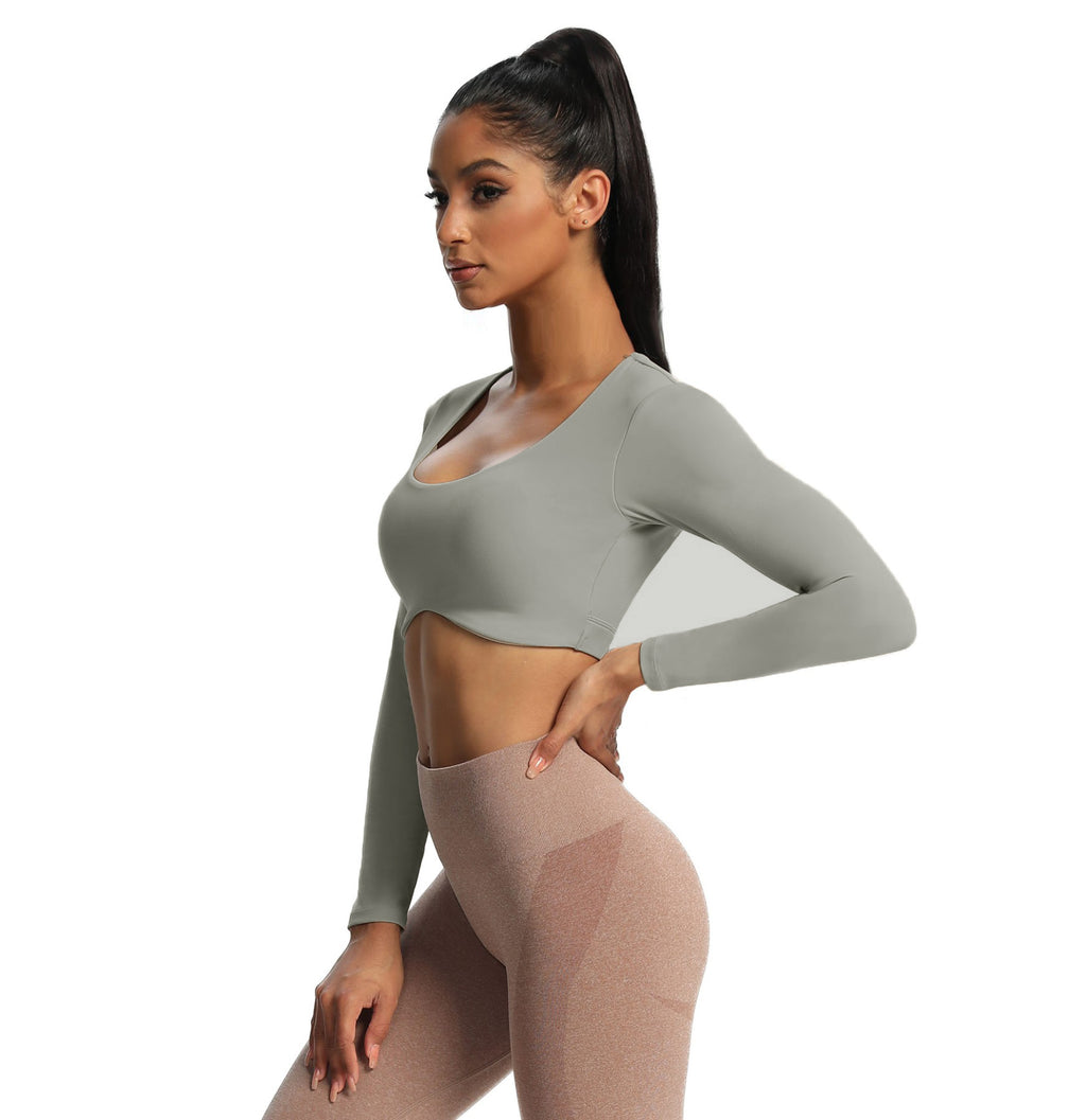Aoxjox "Define Sculpt" Long Sleeve Crop