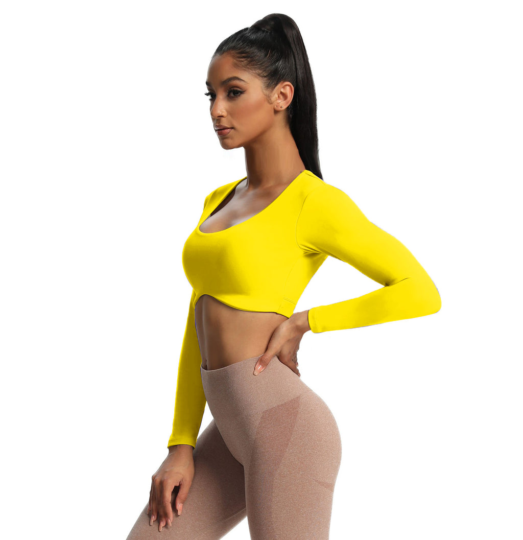 Aoxjox "Define Sculpt" Long Sleeve Crop