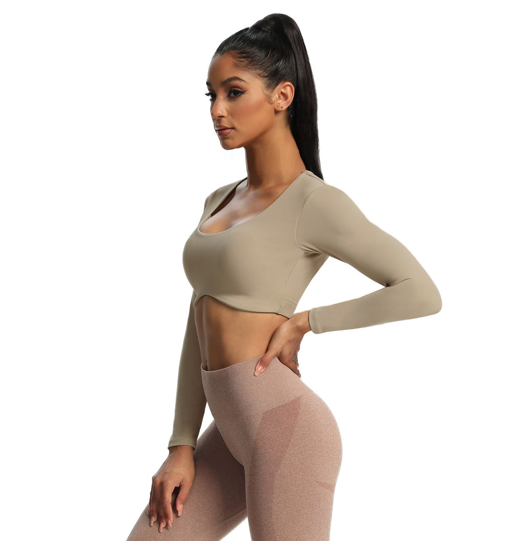 Aoxjox "Define Sculpt" Long Sleeve Crop