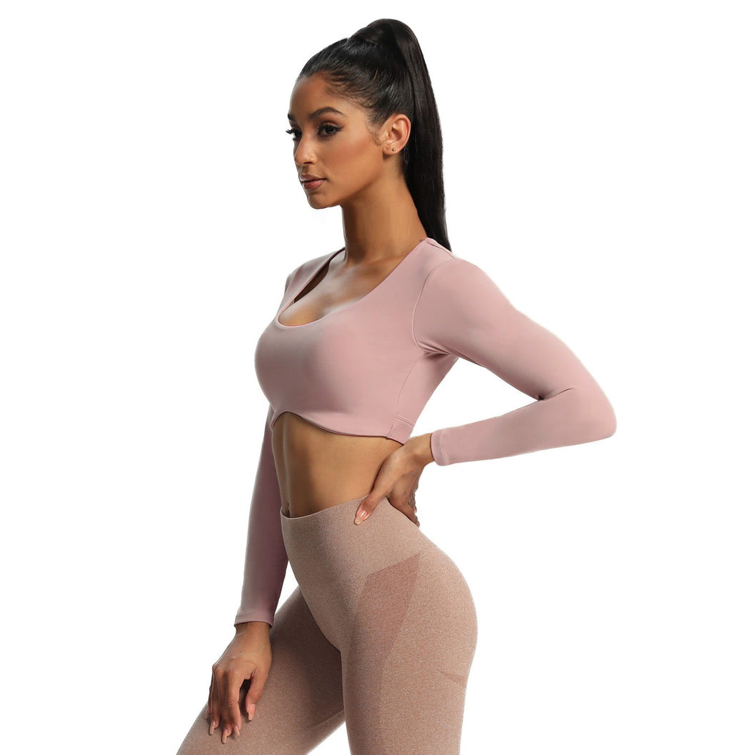 Aoxjox "Define Sculpt" Long Sleeve Crop