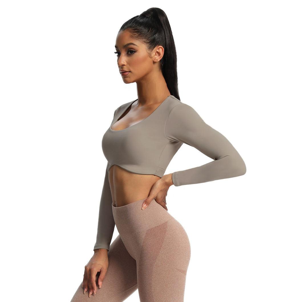Aoxjox "Define Sculpt" Long Sleeve Crop