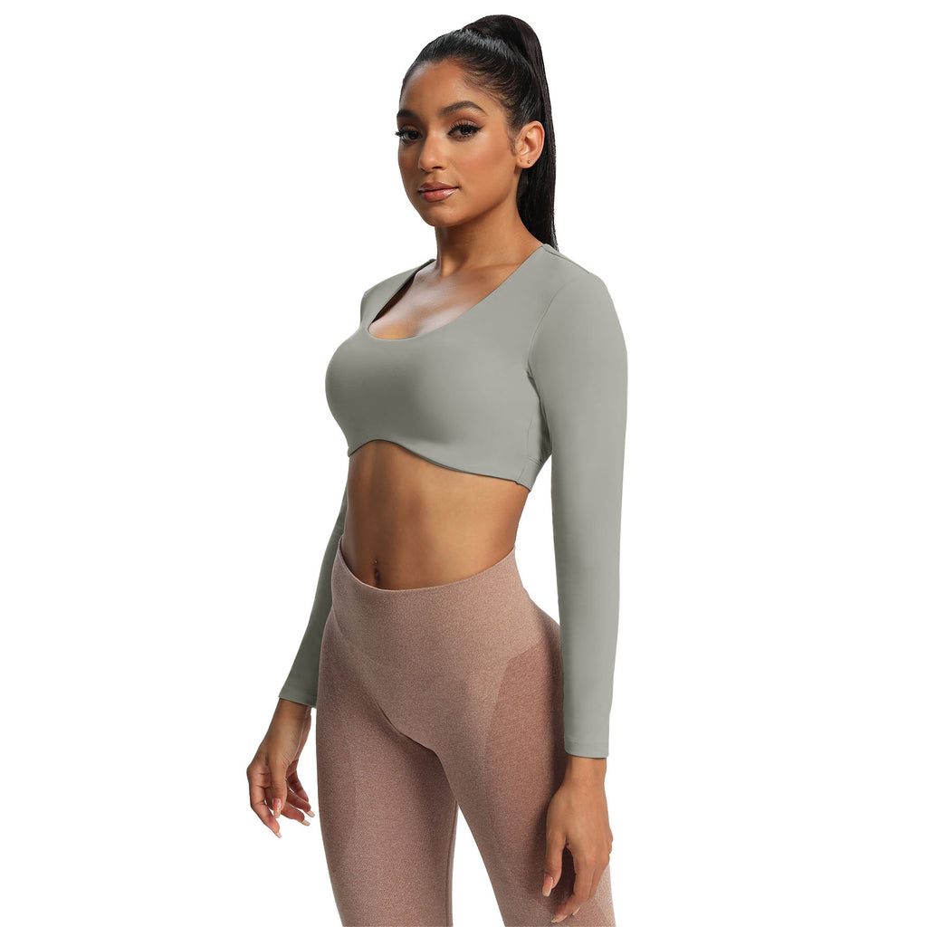 Aoxjox "Define Sculpt" Long Sleeve Crop