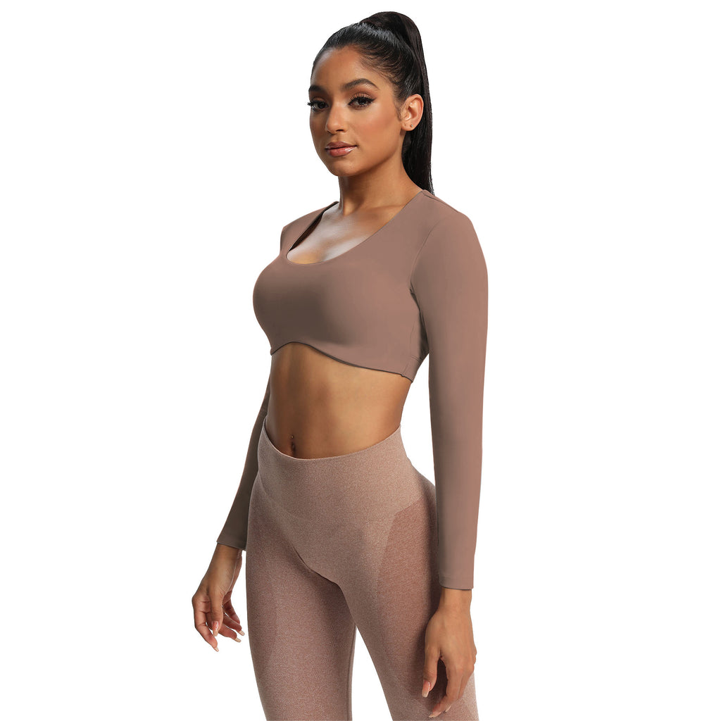Aoxjox "Define Sculpt" Long Sleeve Crop