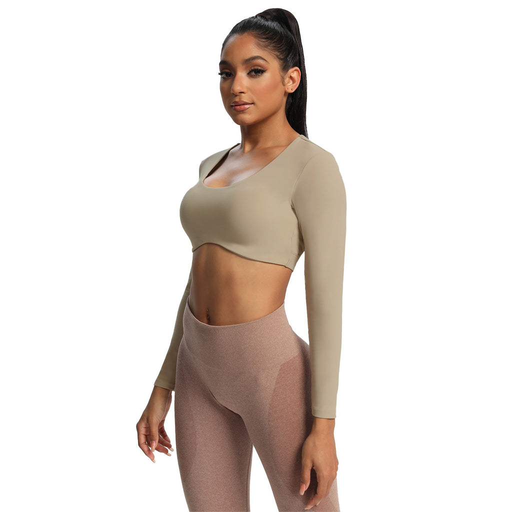 Aoxjox "Define Sculpt" Long Sleeve Crop