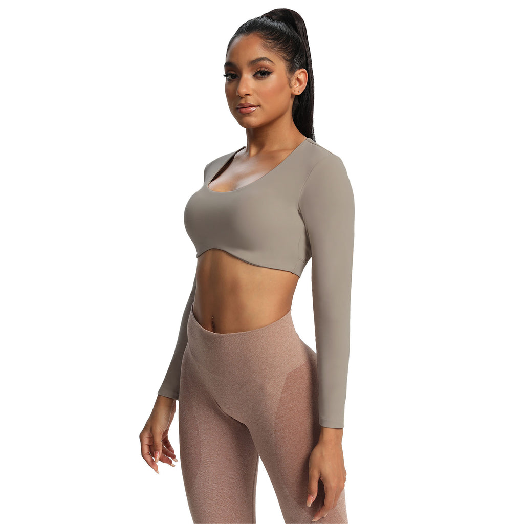 Aoxjox "Define Sculpt" Long Sleeve Crop