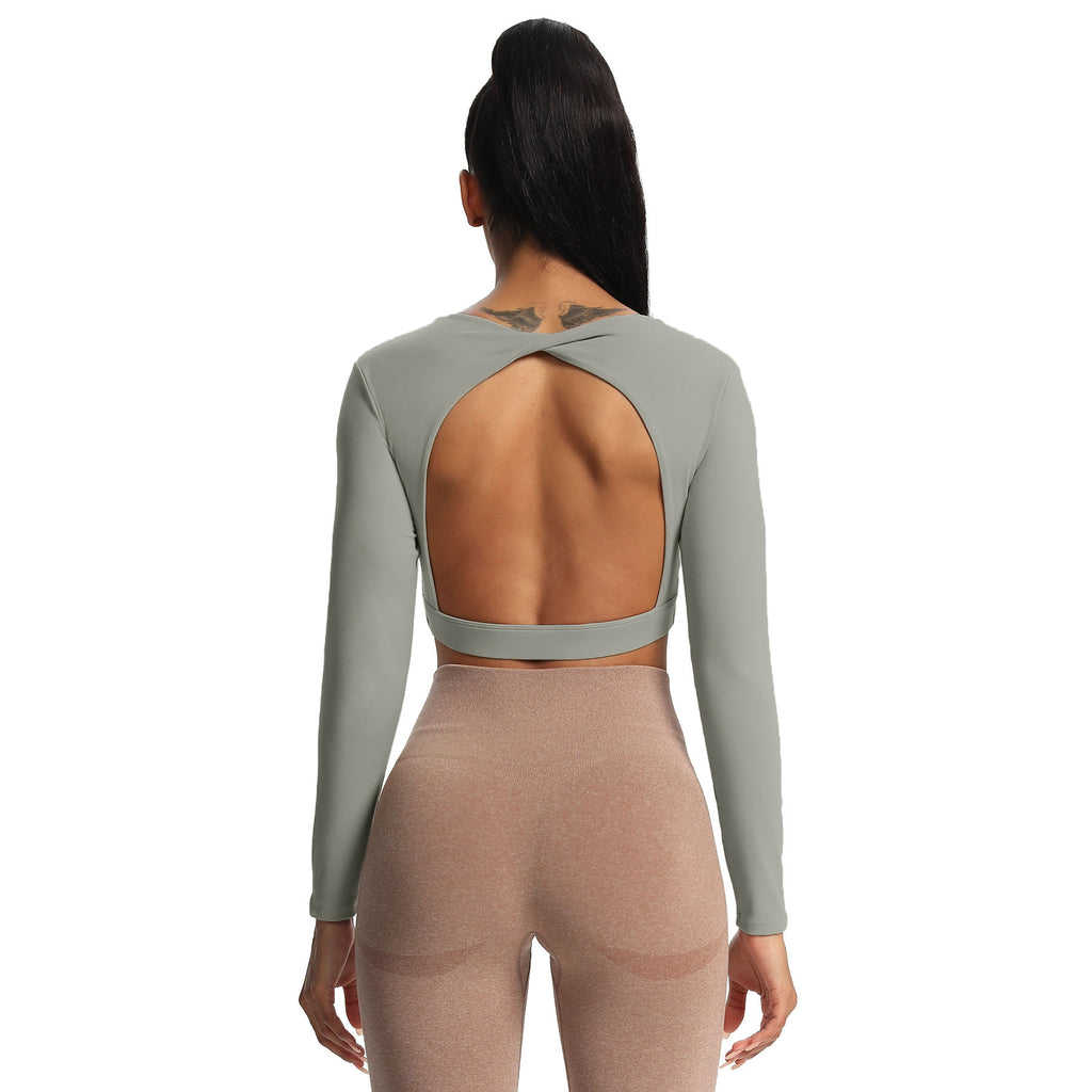 Aoxjox "Define Sculpt" Long Sleeve Crop