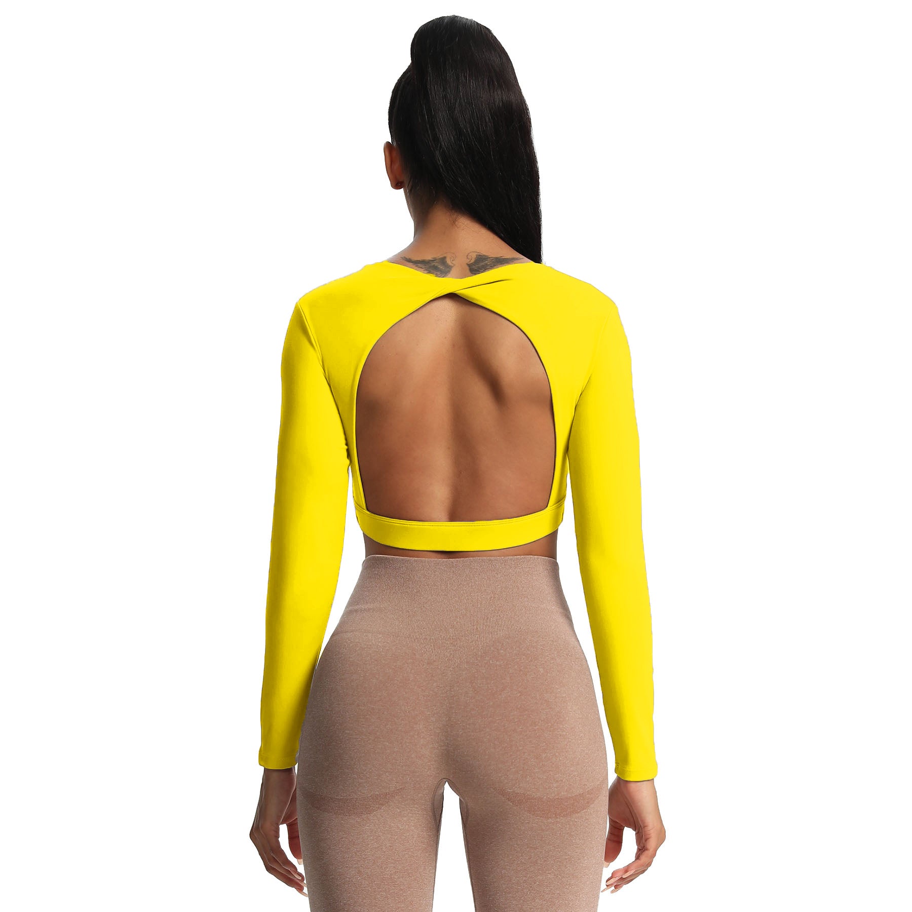 Aoxjox "Define Sculpt" Long Sleeve Crop