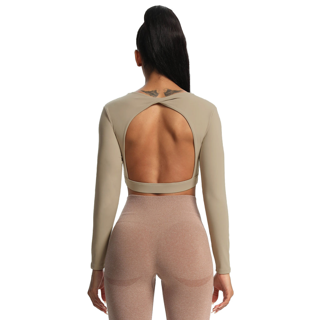 Aoxjox "Define Sculpt" Long Sleeve Crop
