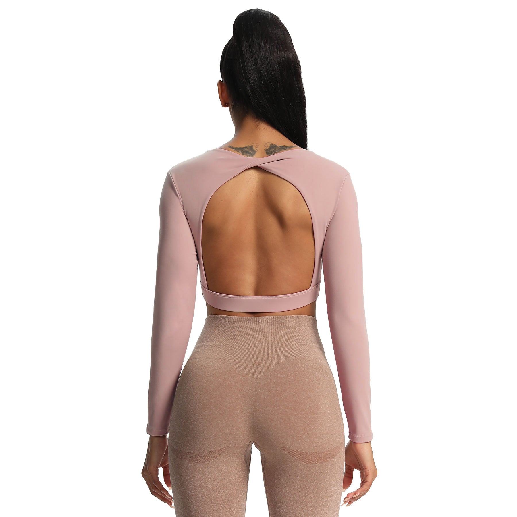 Aoxjox "Define Sculpt" Long Sleeve Crop