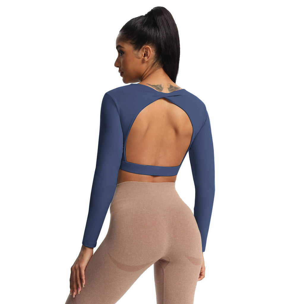 Aoxjox "Define Sculpt" Long Sleeve Crop