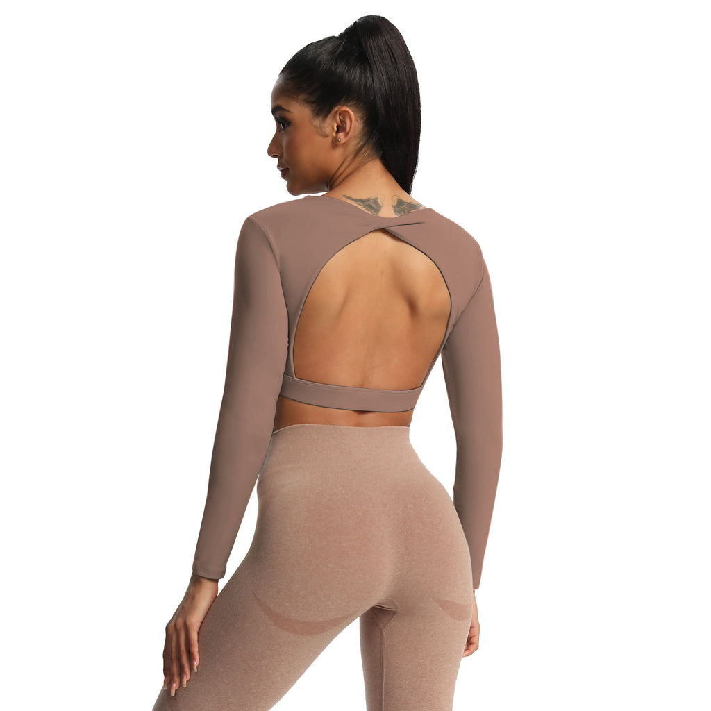 Aoxjox "Define Sculpt" Long Sleeve Crop