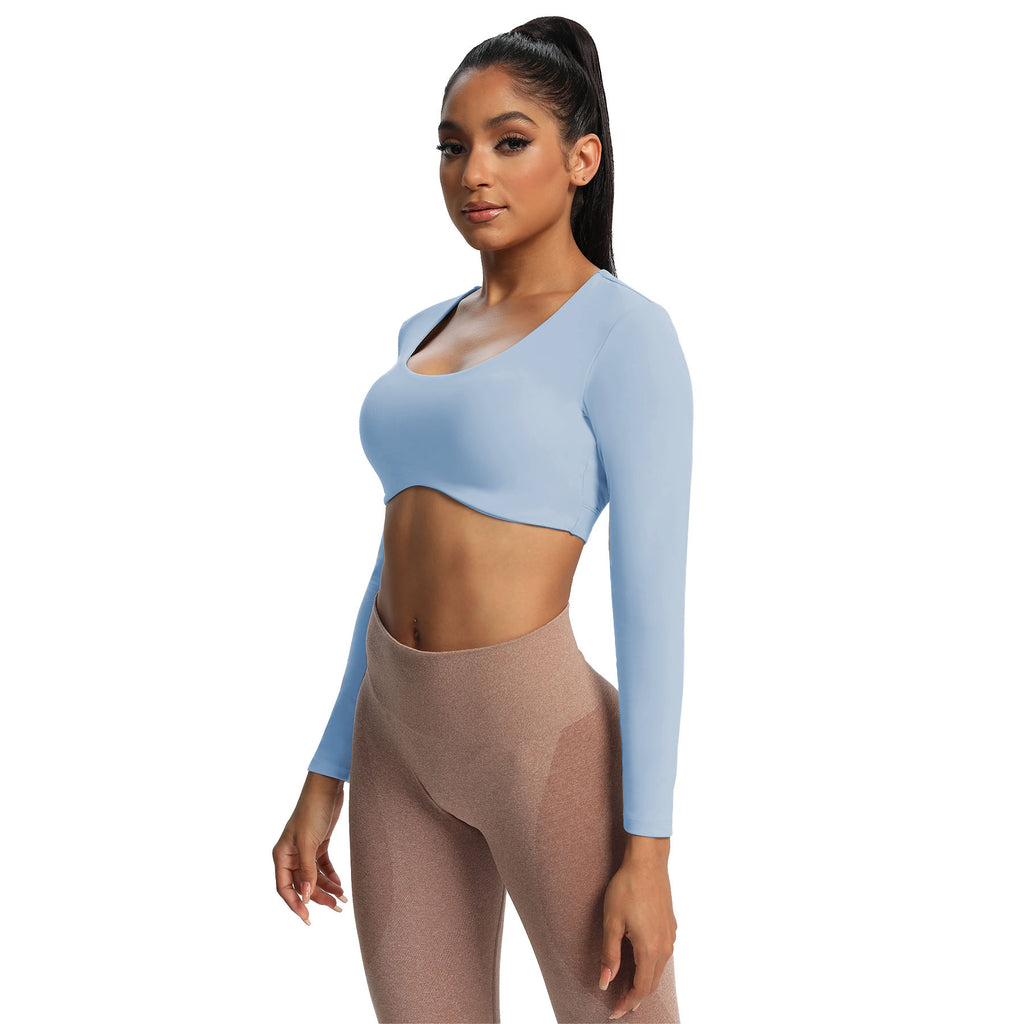 Aoxjox "Define Sculpt" Long Sleeve Crop