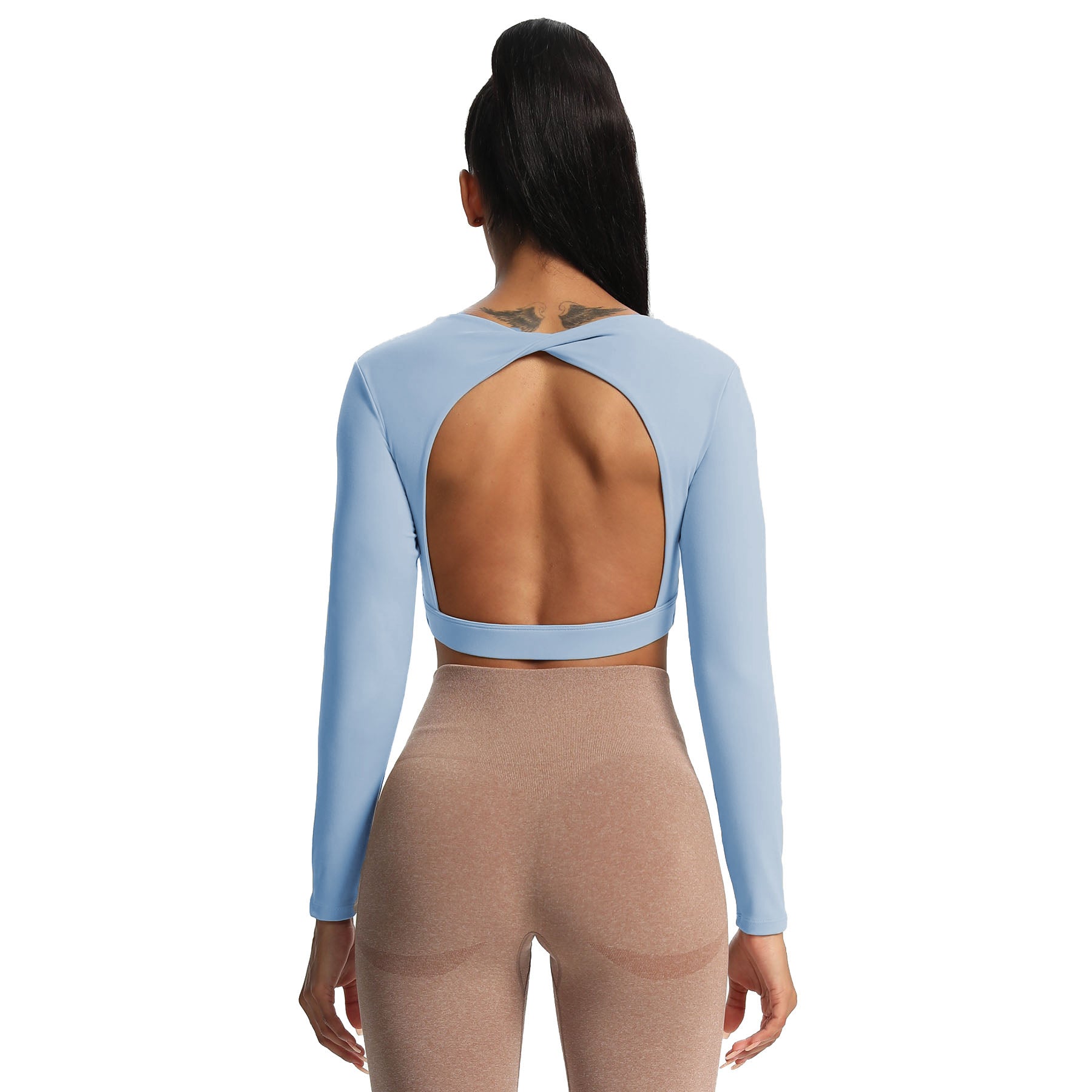 Aoxjox "Define Sculpt" Long Sleeve Crop
