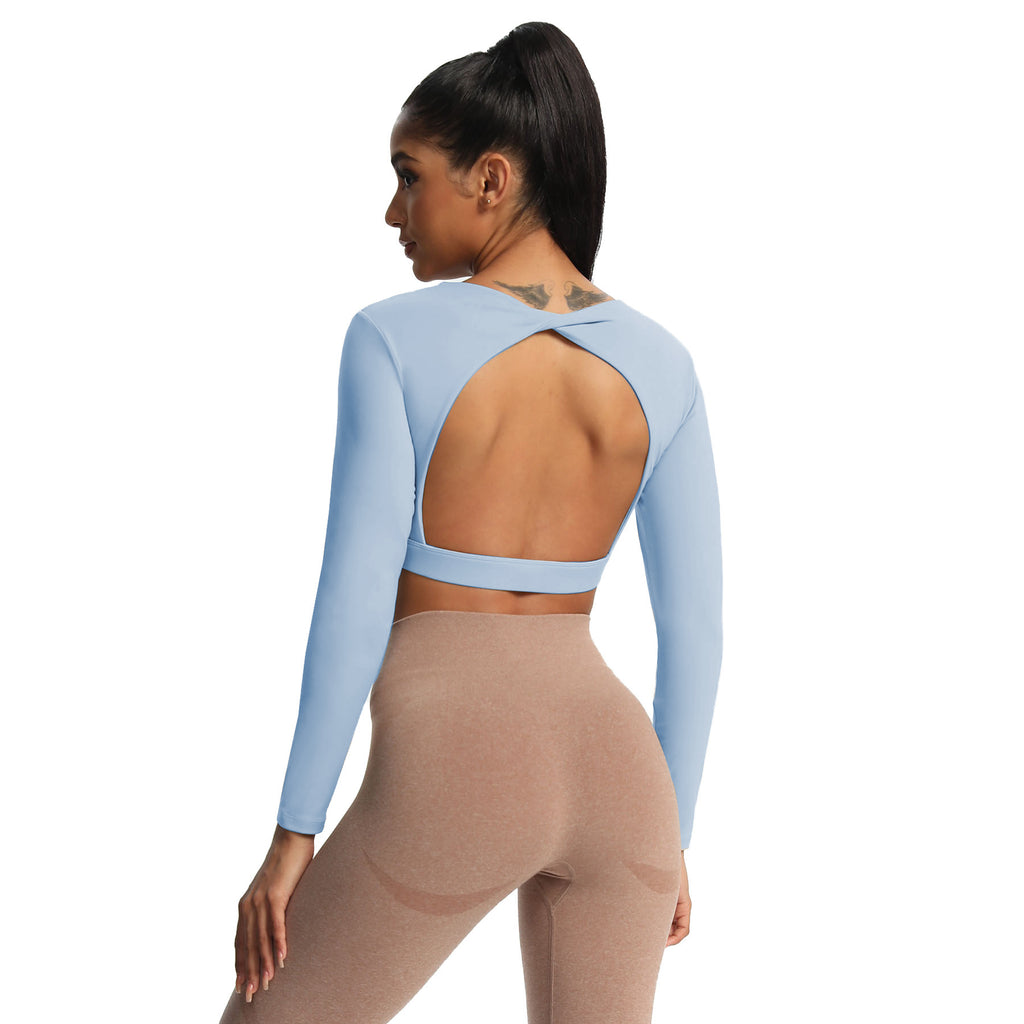 Aoxjox "Define Sculpt" Long Sleeve Crop